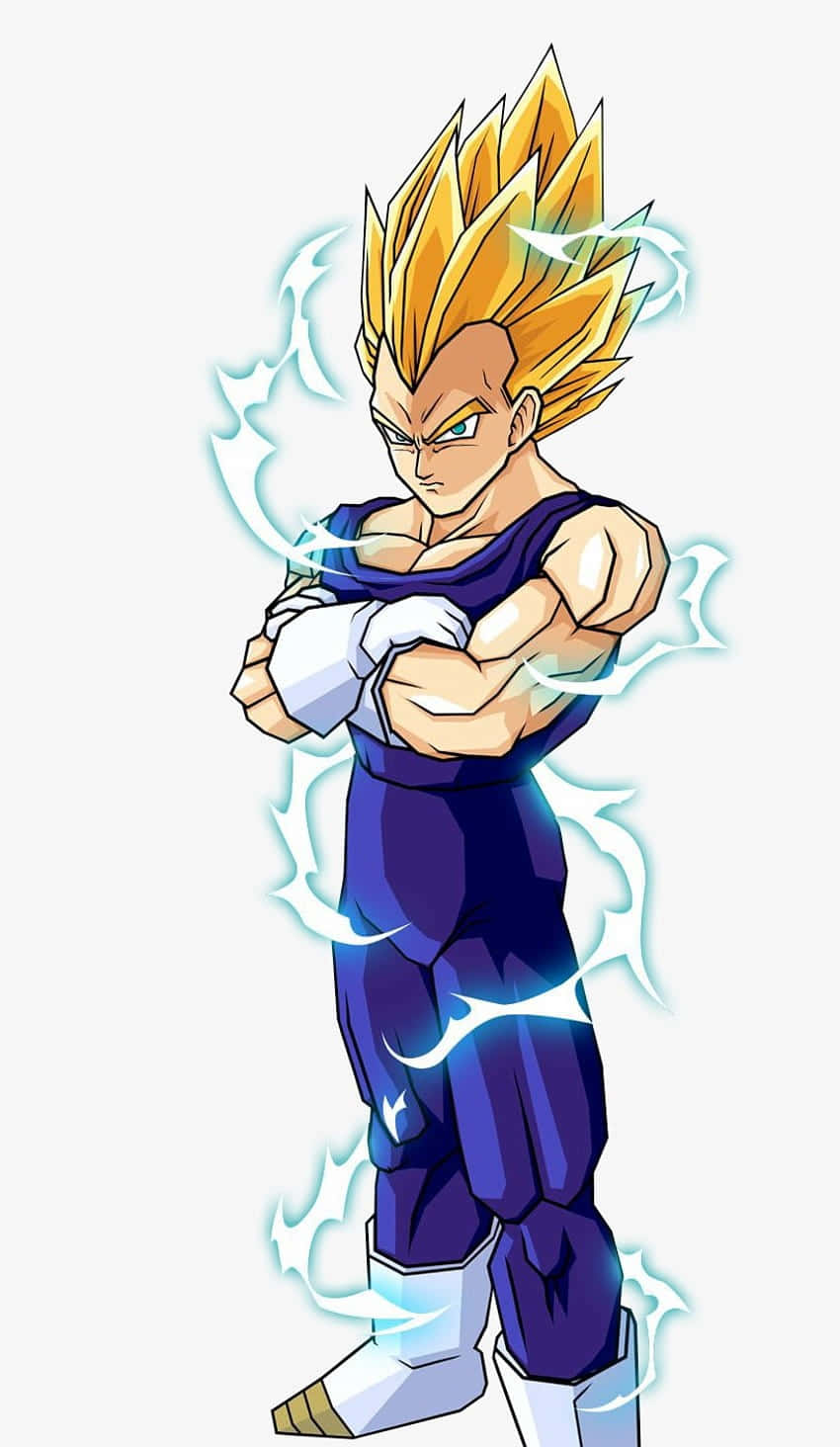 Vegeta, Super Saiyan 2, spiky golden hair, HD Phone Wallpaper