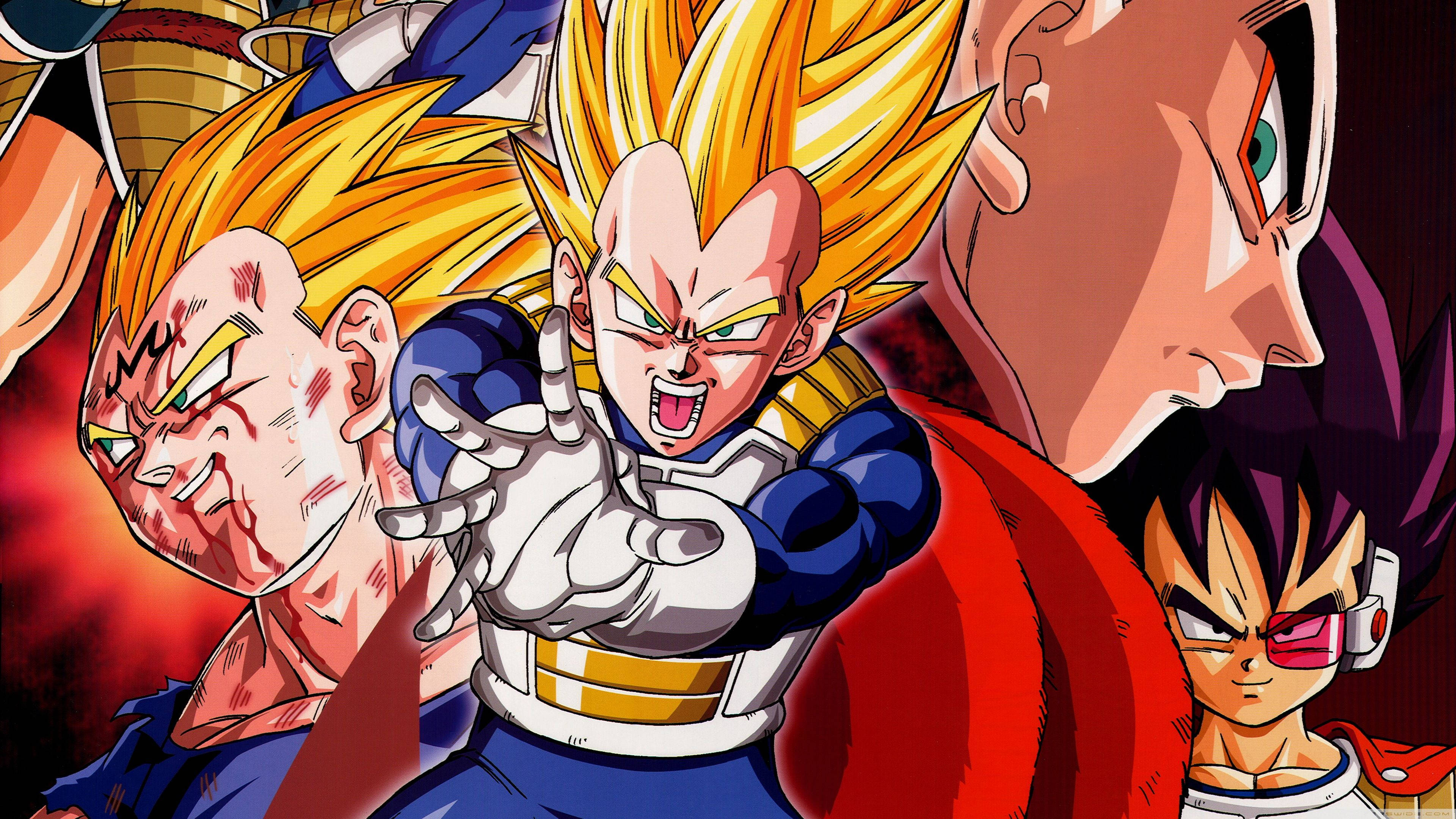 Vegeta, Super Saiyan, ki blast technique, 4K Desktop Wallpaper