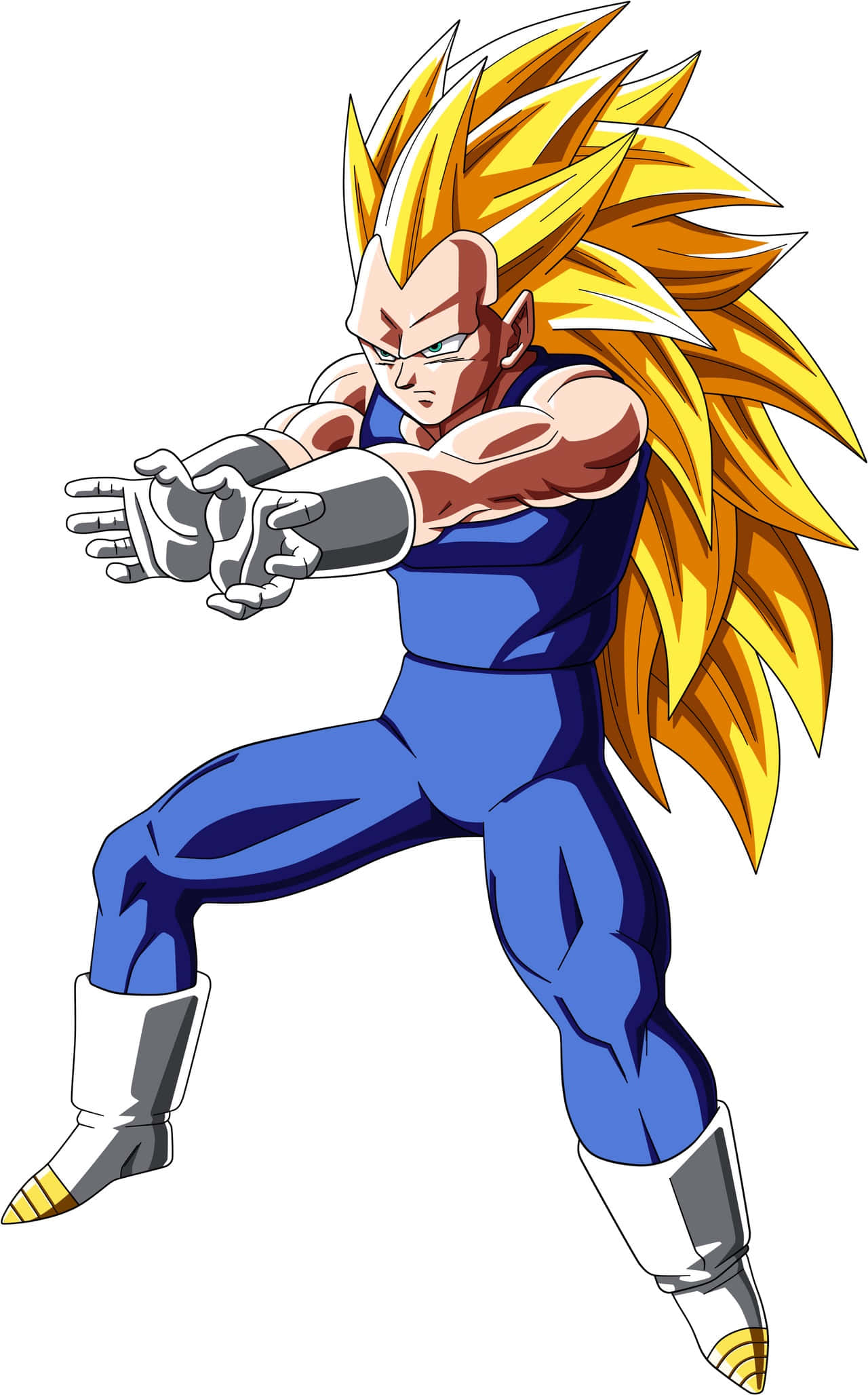 Vegeta, Super Saiyan 3, golden spiky hair, Full HD Phone Wallpaper