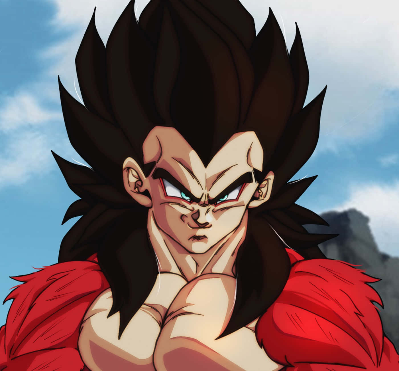 Vegeta, Super Saiyan 4, spiky black hair, HD Desktop Wallpaper