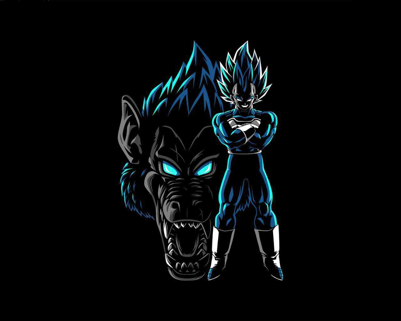 Super Saiyan Blue, Vegeta, blue-haired warrior, HD Desktop Wallpaper