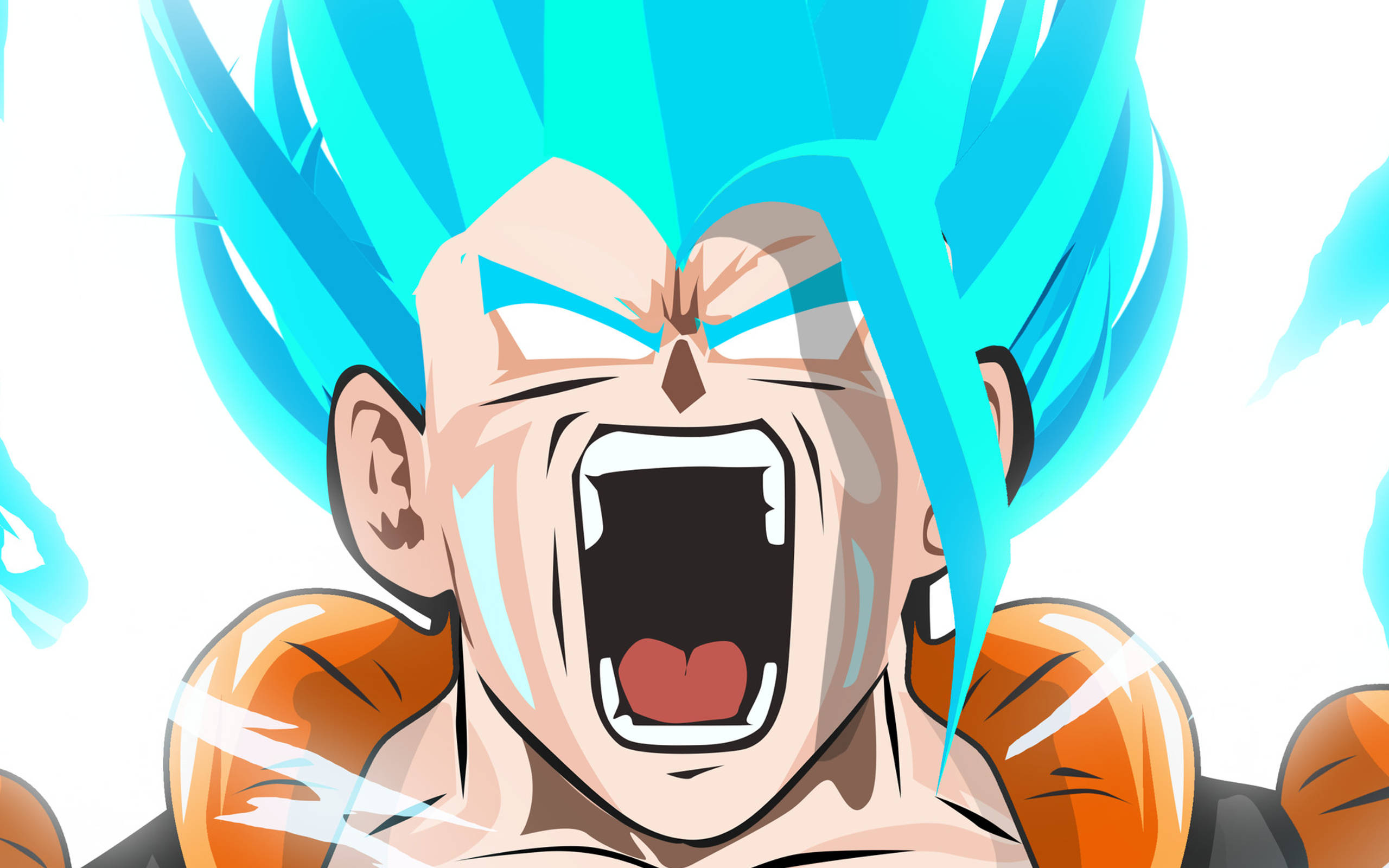 Vegeta, Super Saiyan, blue hair, 2K Desktop Wallpaper