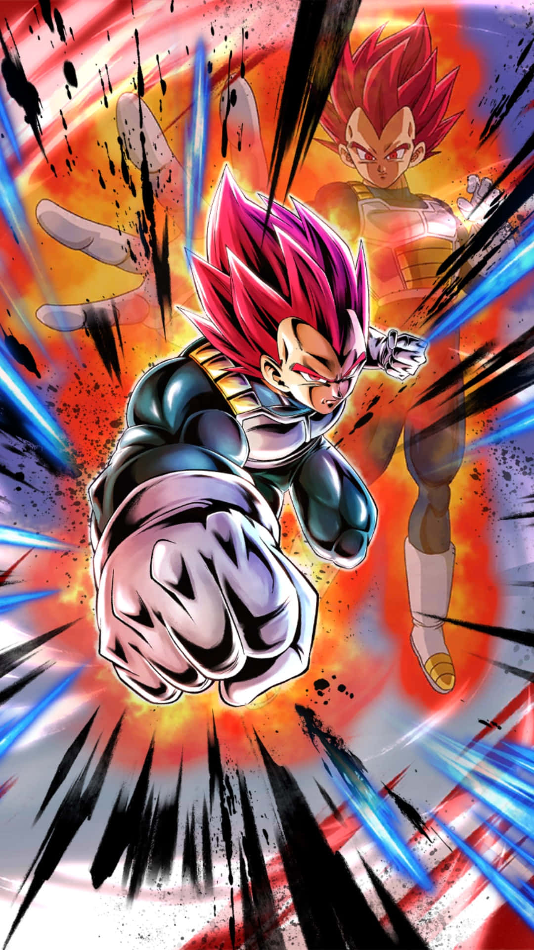 Vegeta Super Saiyan God, Super Saiyan God, Saiyan warriors, Full HD Phone Wallpaper
