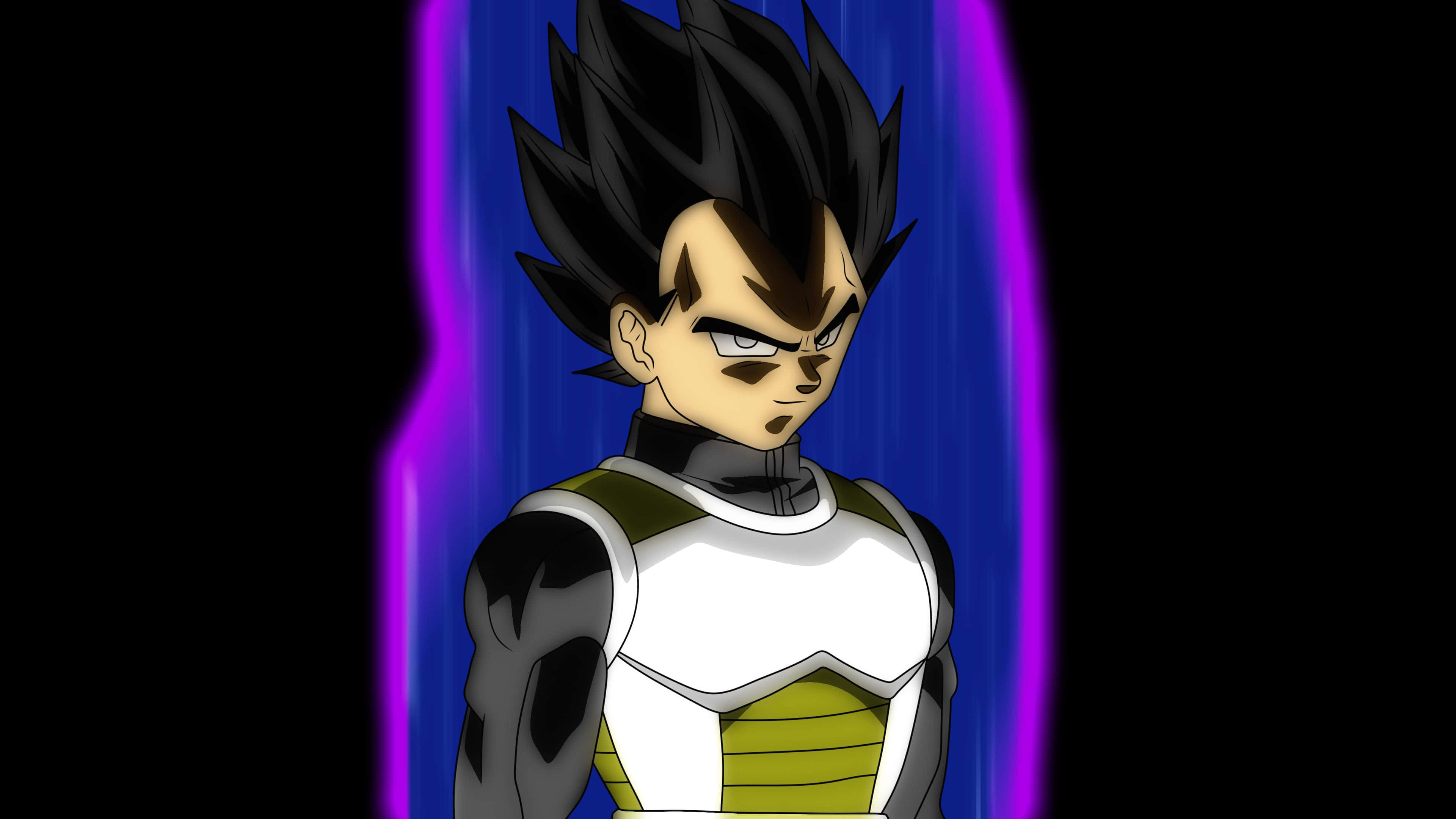 Vegeta, spiky black hair, angry eyes, 4K Desktop Wallpaper