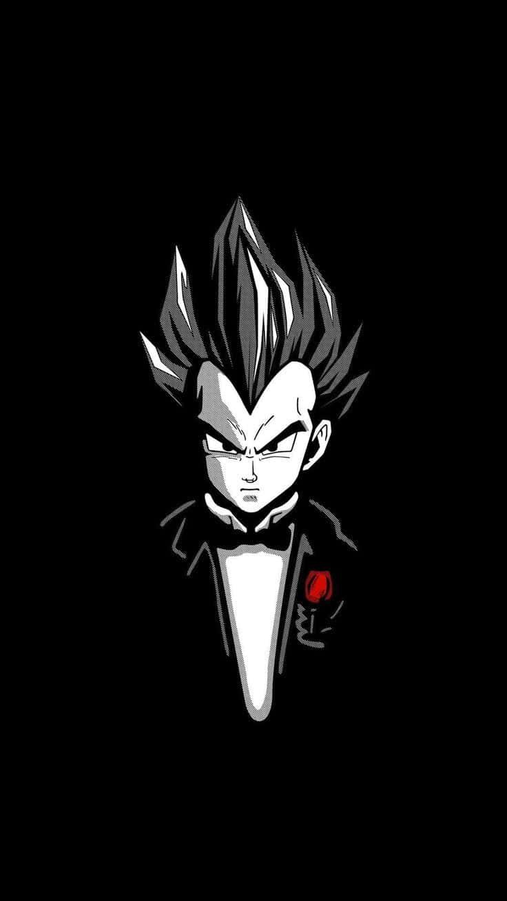 Vegeta, tuxedo, red rose on lapel, HD Phone Wallpaper