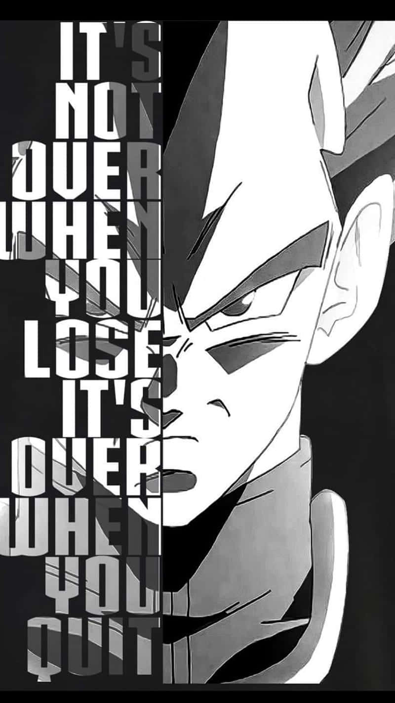 Vegeta, black and white transformation, anime portrait, HD Phone Wallpaper