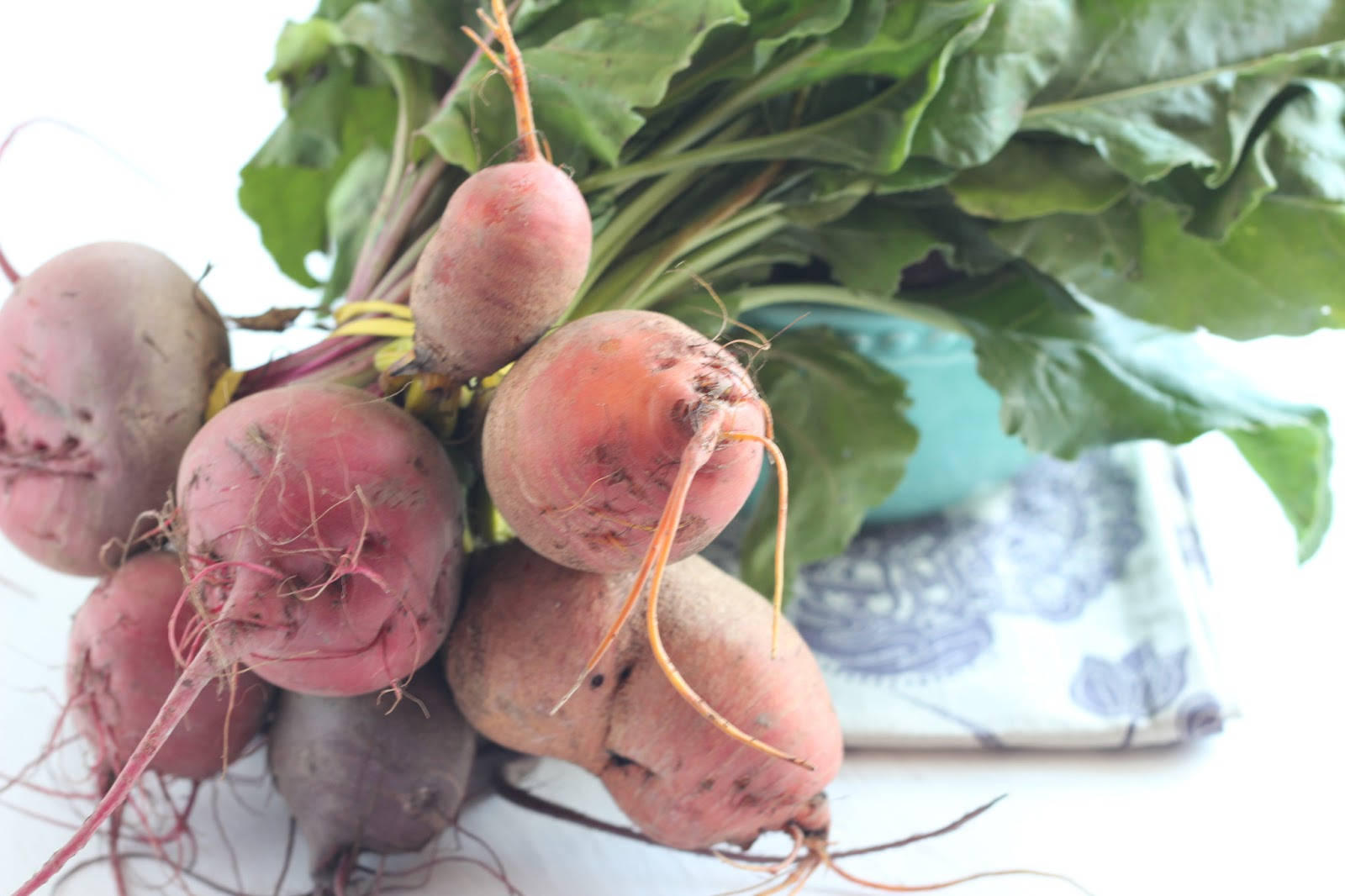 beetroots, vibrant green leaves, earthy roots, HD Desktop Wallpaper