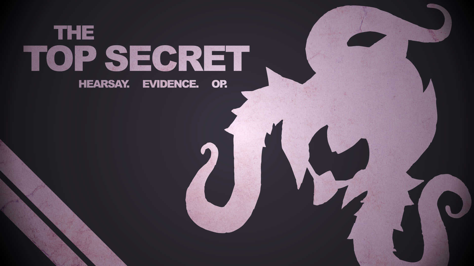 Velkoz, pink octopus, text reading THE TOP SECRET, Full HD Desktop Wallpaper