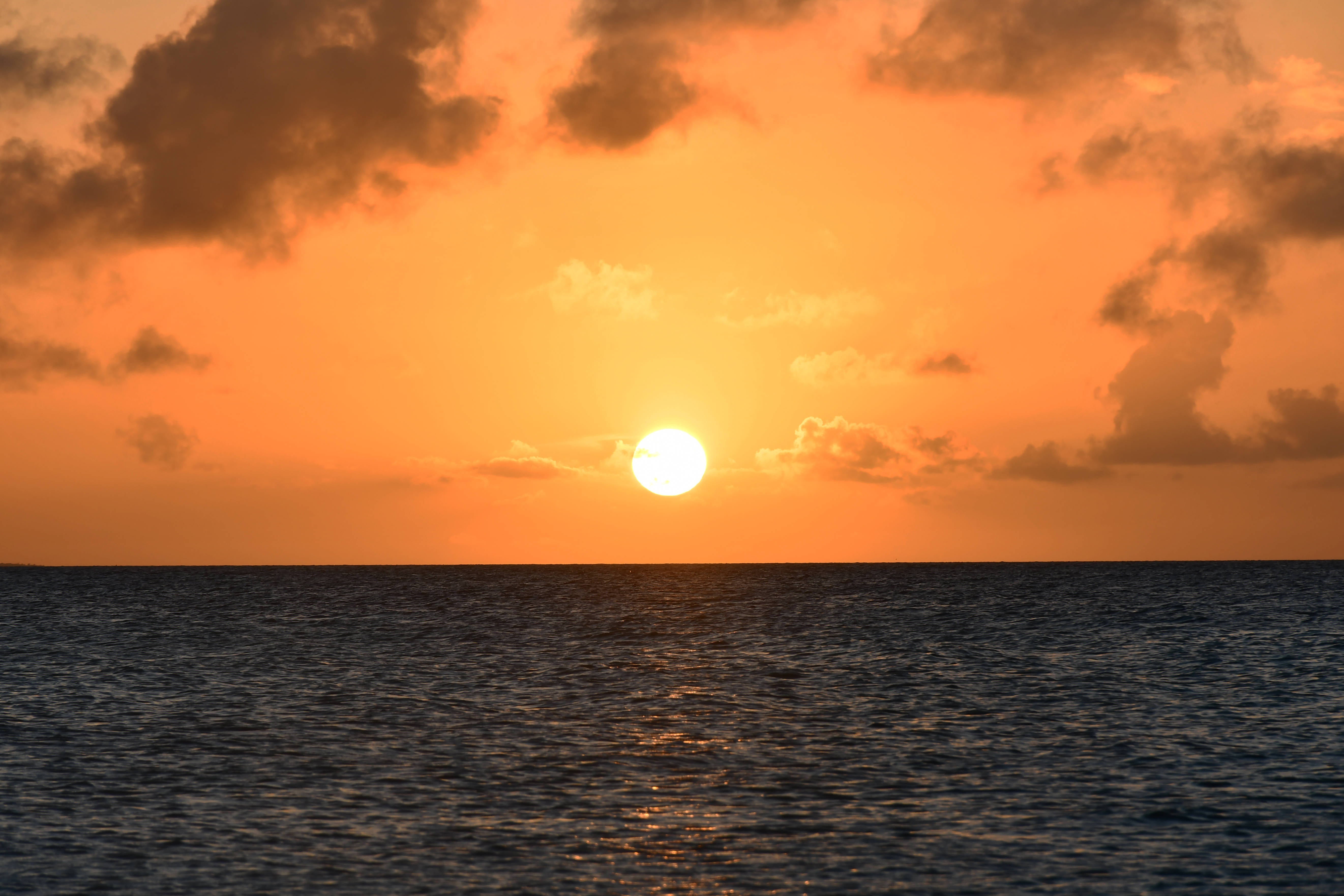 orange sky, Venezuela, sun set, 5K Desktop Wallpaper