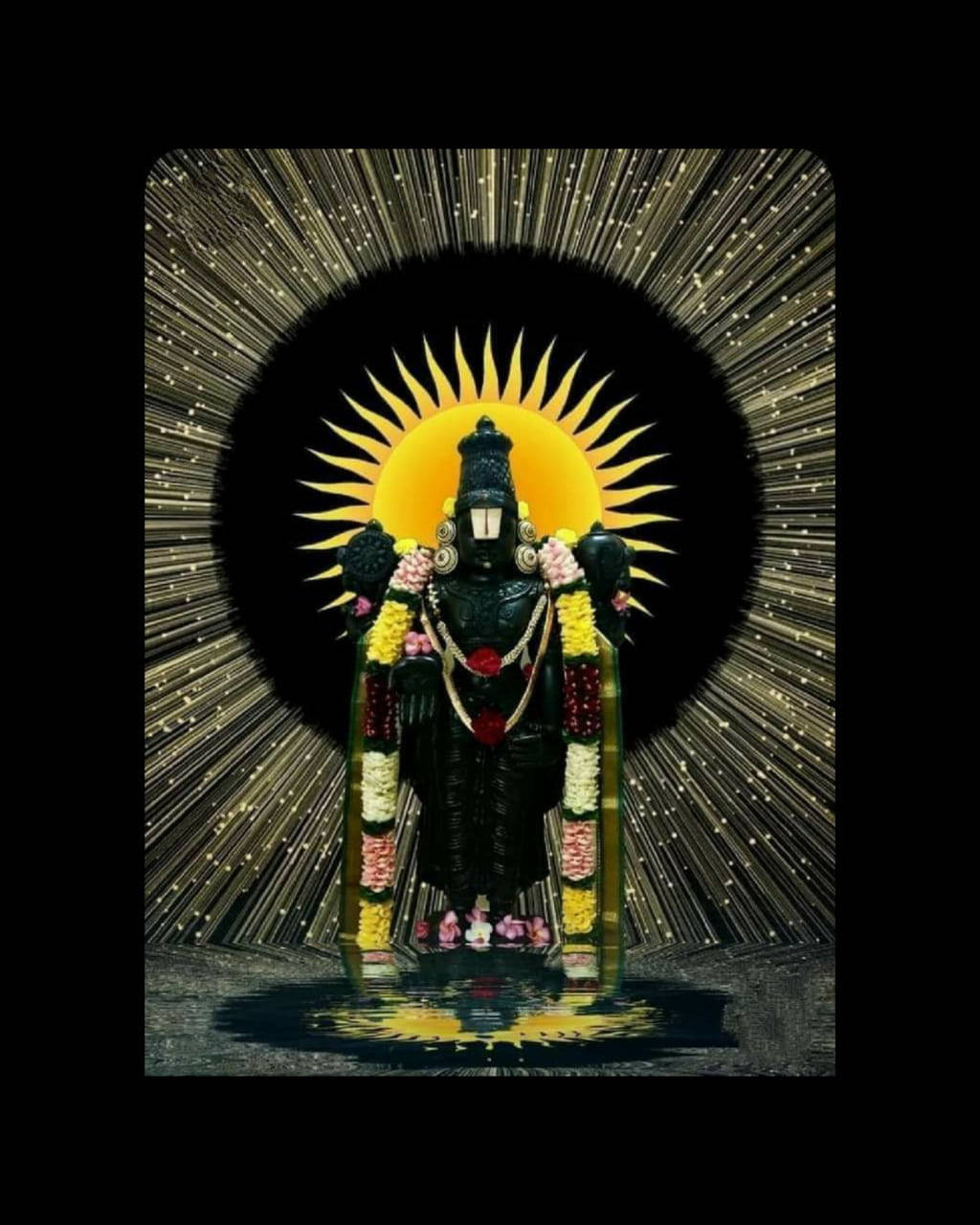 Venkateswara Swamy, destroyer of sins, dark deity statue, HD Phone Wallpaper