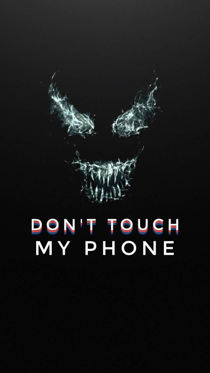 Venom, black, electric blue energy, HD Phone Wallpaper