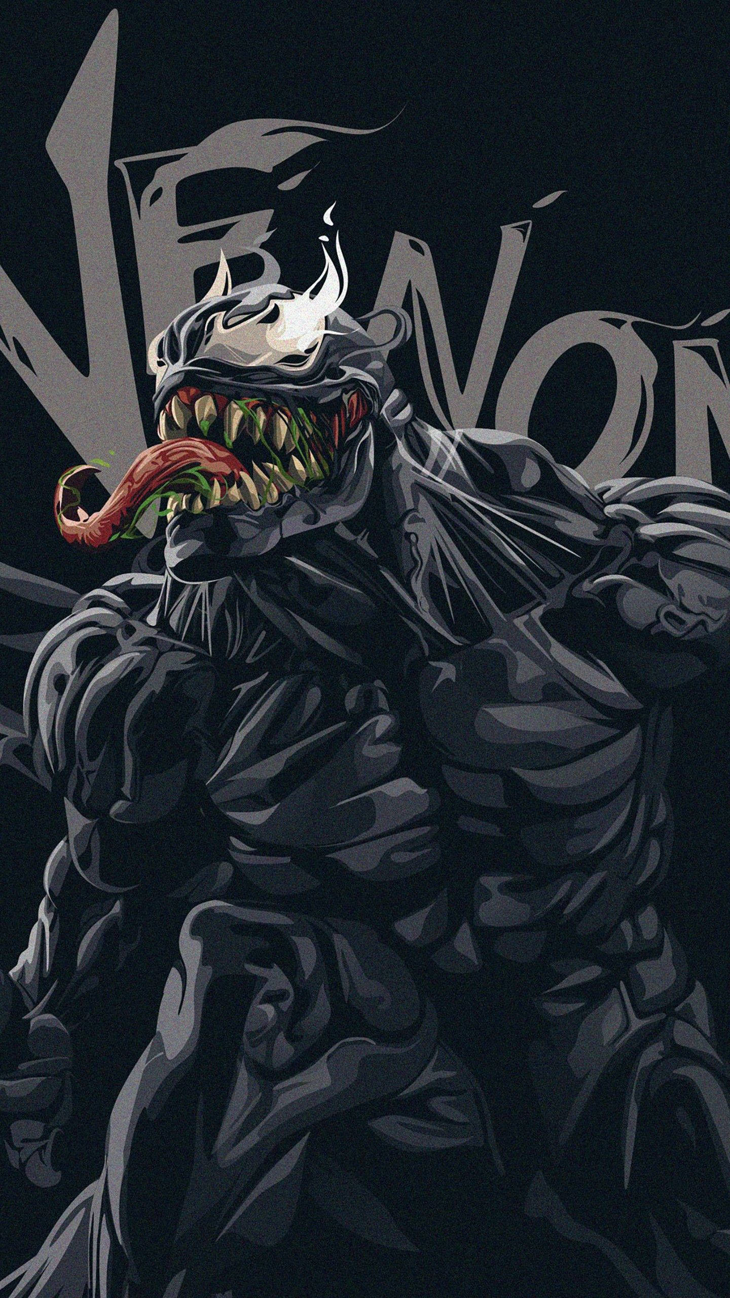 Venom, iPhone, Pop Art, 2K Phone Wallpaper