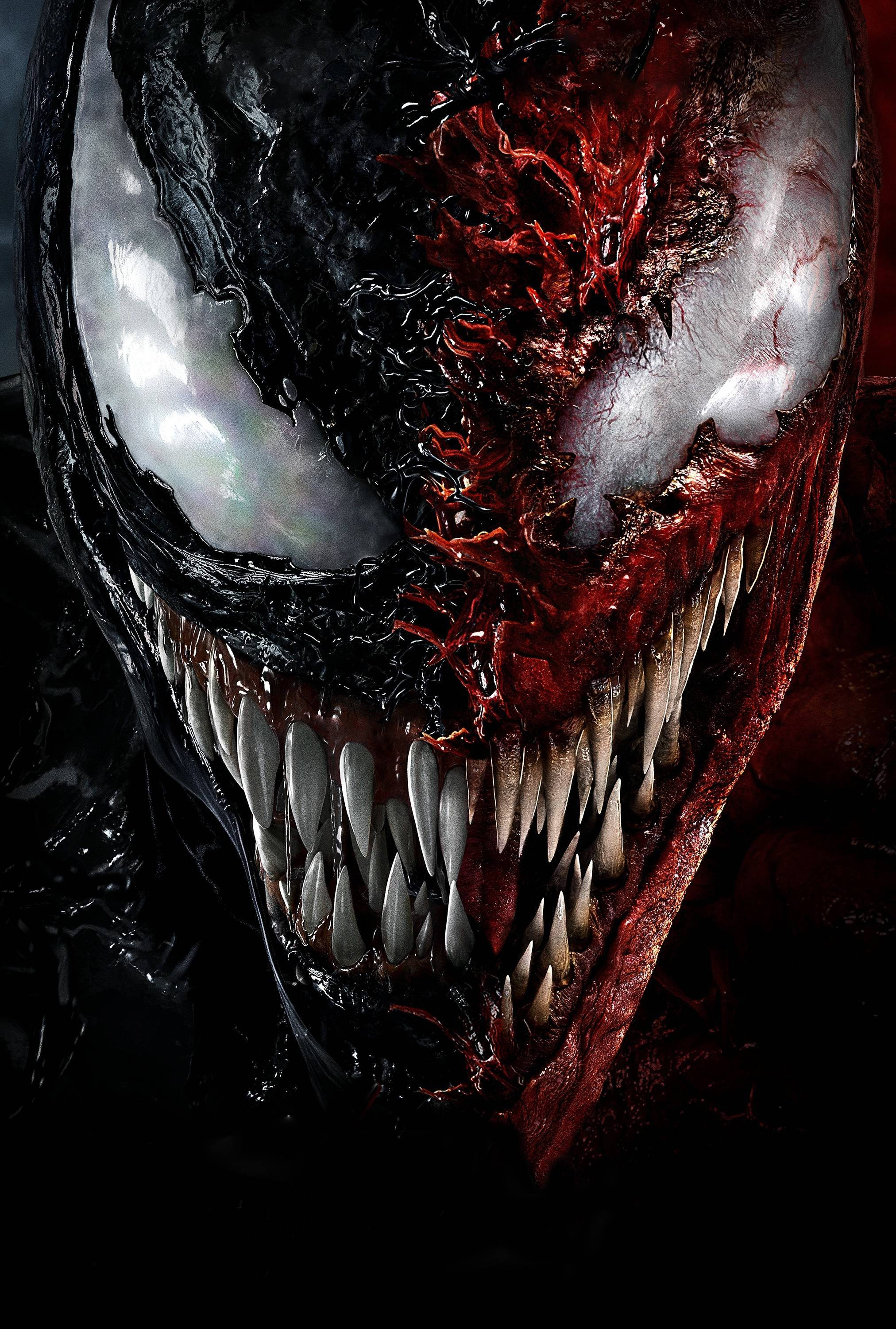 Venom, Let There Be Carnage, symbiote, 2K Phone Wallpaper