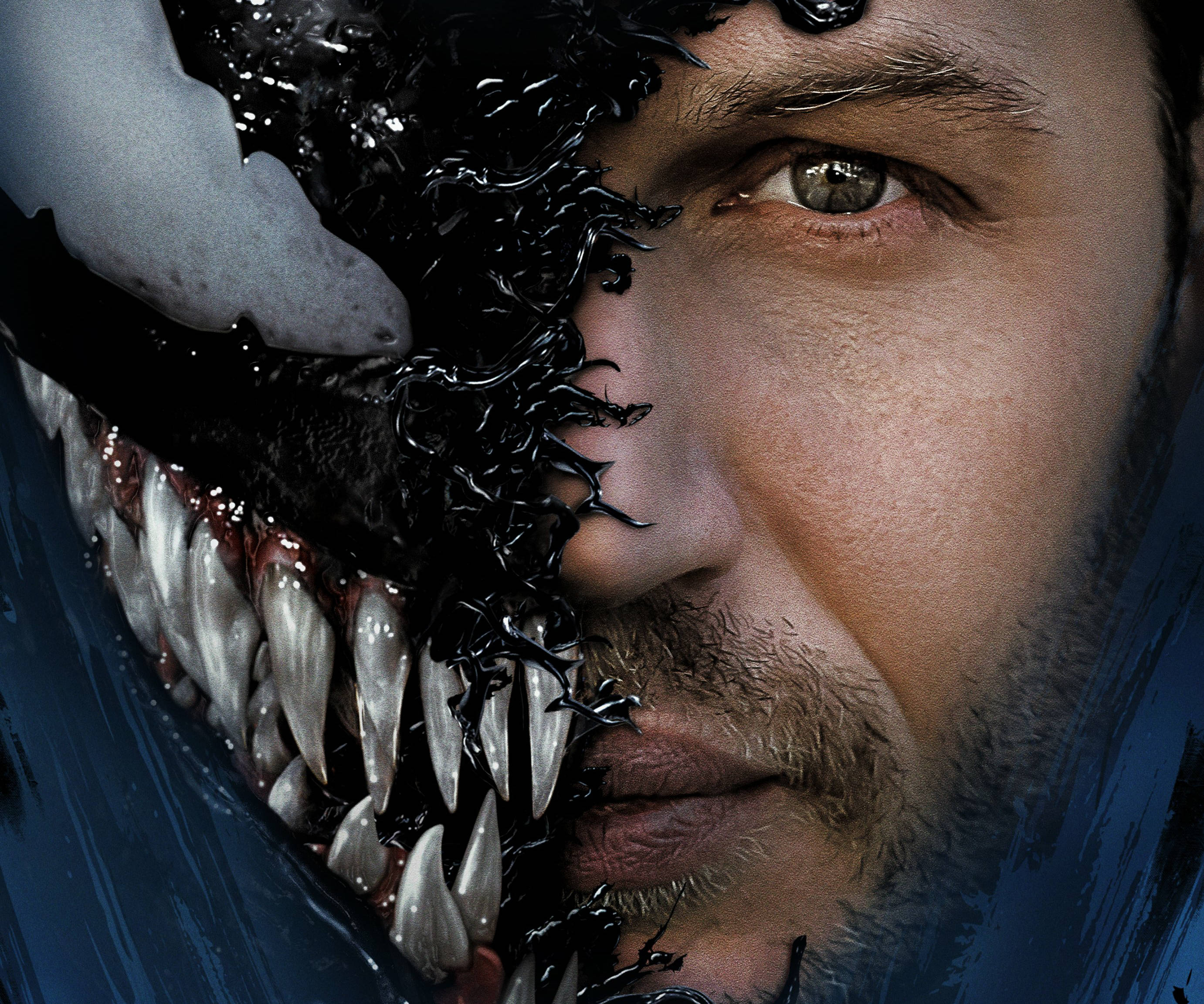 Venom Let There Be Carnage, symbiote, black symbiote, 2K Desktop Wallpaper
