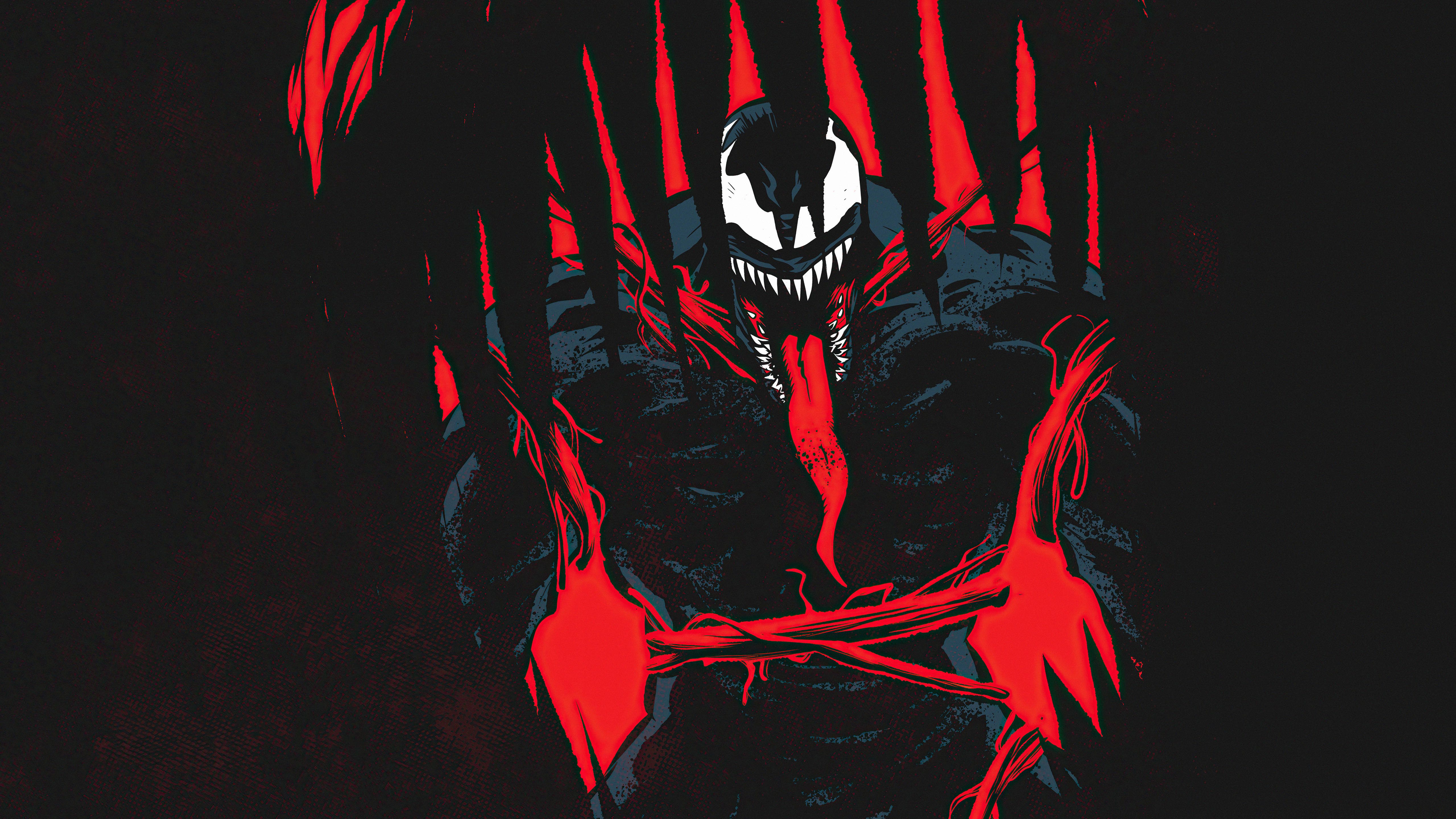 Venom, Let There Be Carnage, black symbiote suit, 5K Desktop Wallpaper