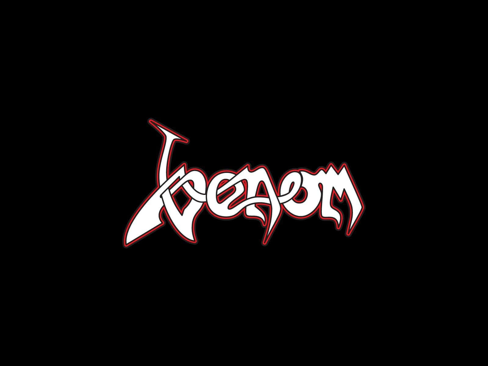 Venom, white, red, HD Desktop Wallpaper