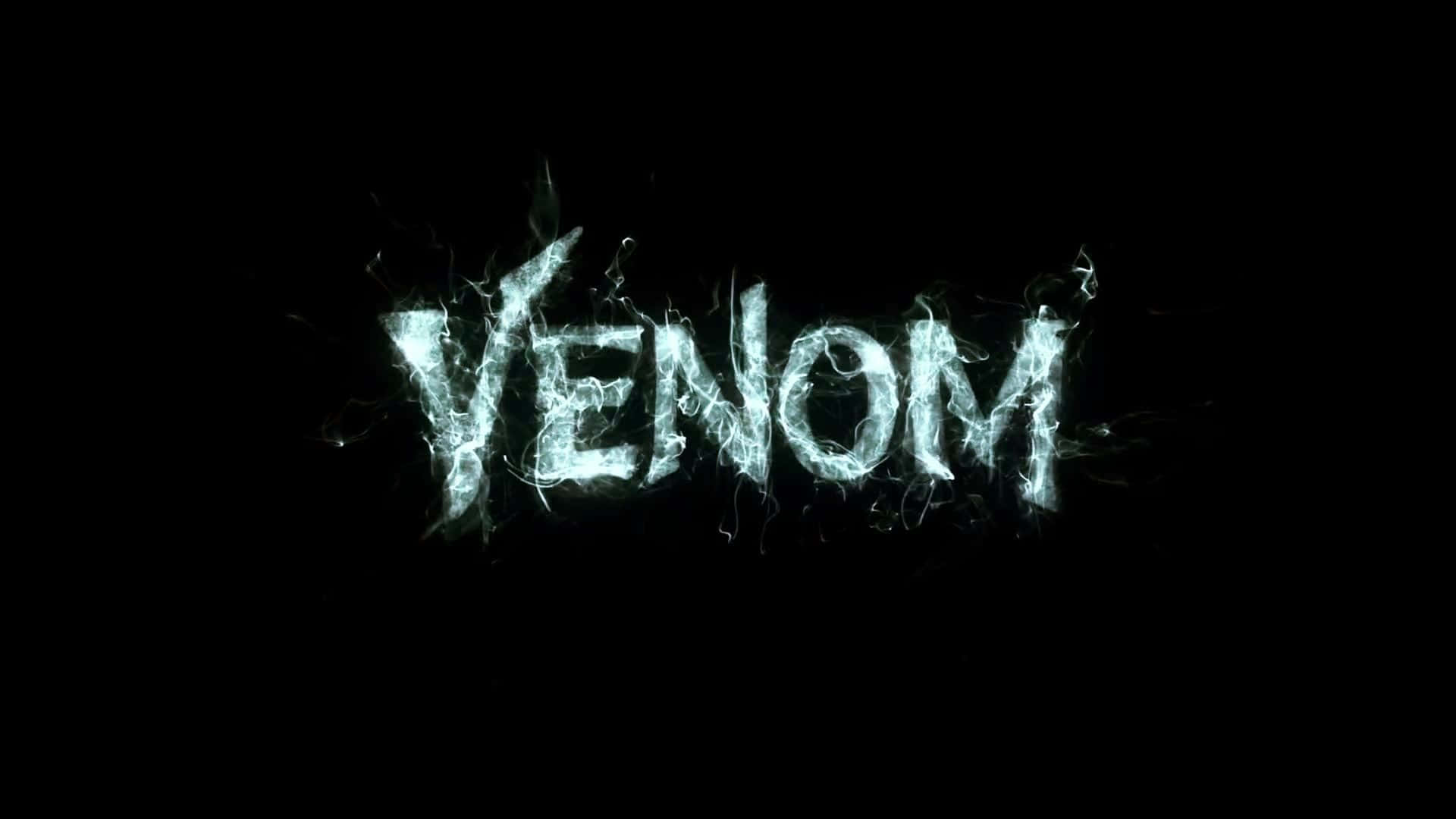 Venom, electric blue, black background, Full HD Desktop Wallpaper