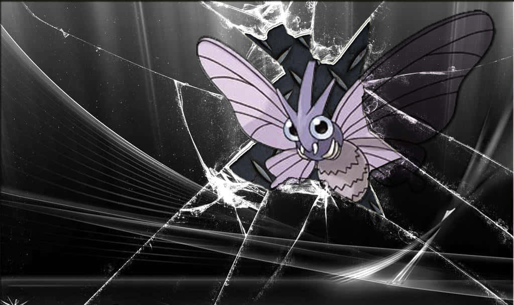Venomoth, purple, moth-like, SD Desktop Wallpaper
