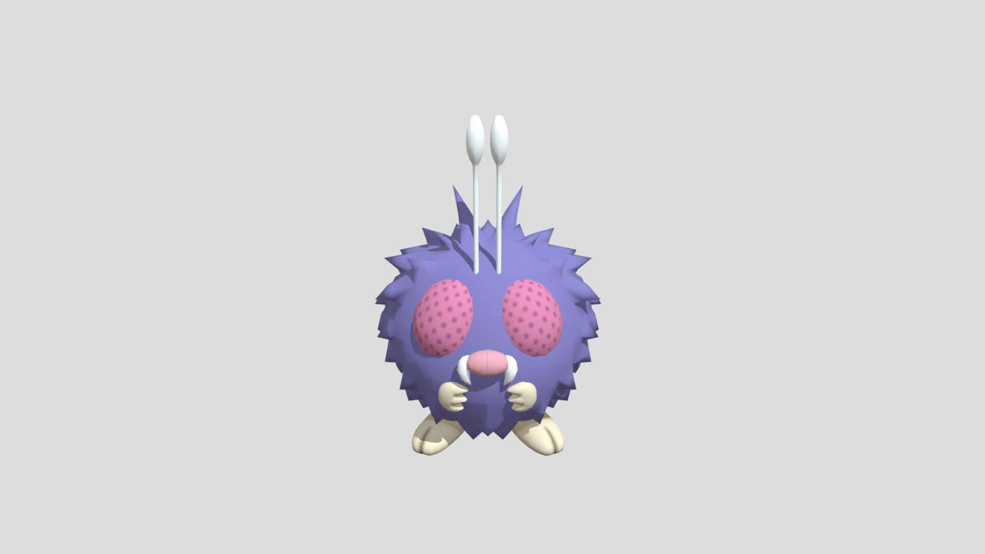 Venonat, purple, pink spotted eyes, Full HD Desktop Wallpaper