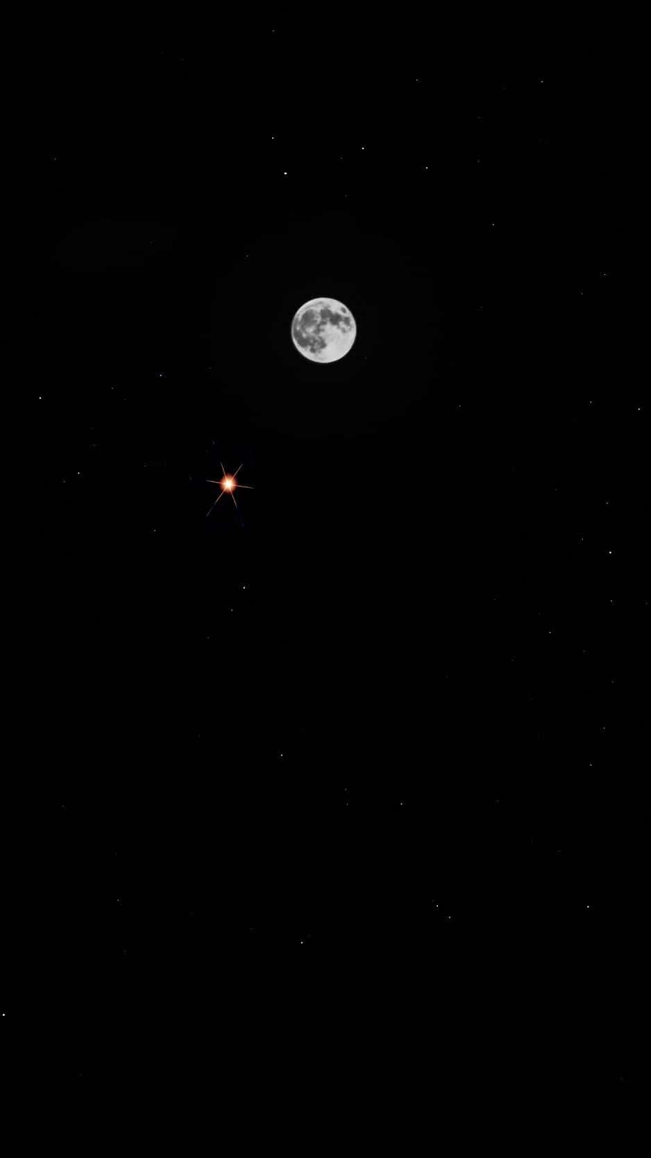 The Moon, Venus, full moon, HD Phone Wallpaper
