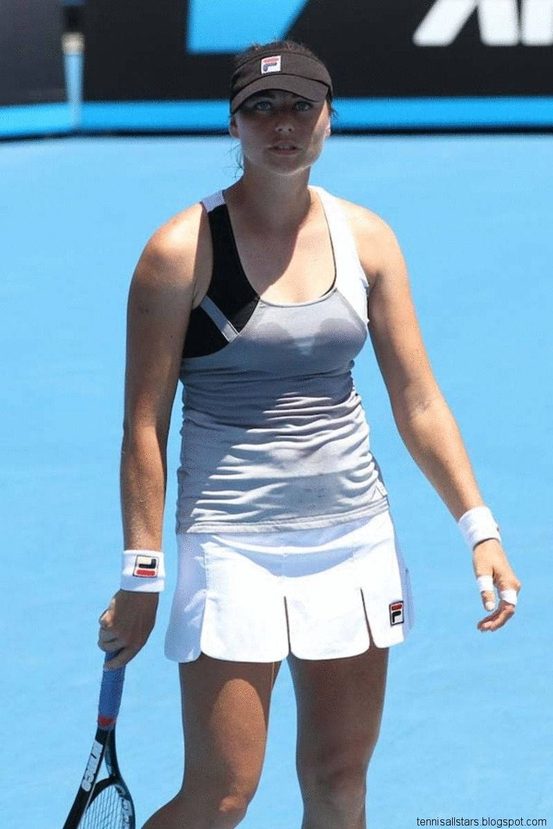 Vera Zvonareva, 2020 US Open, grey and black top, SD Phone Wallpaper