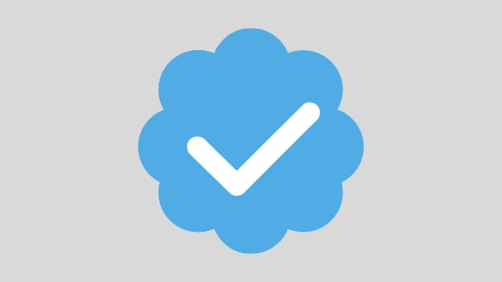 blue cloud icon, white checkmark, light gray background, HD Desktop Wallpaper