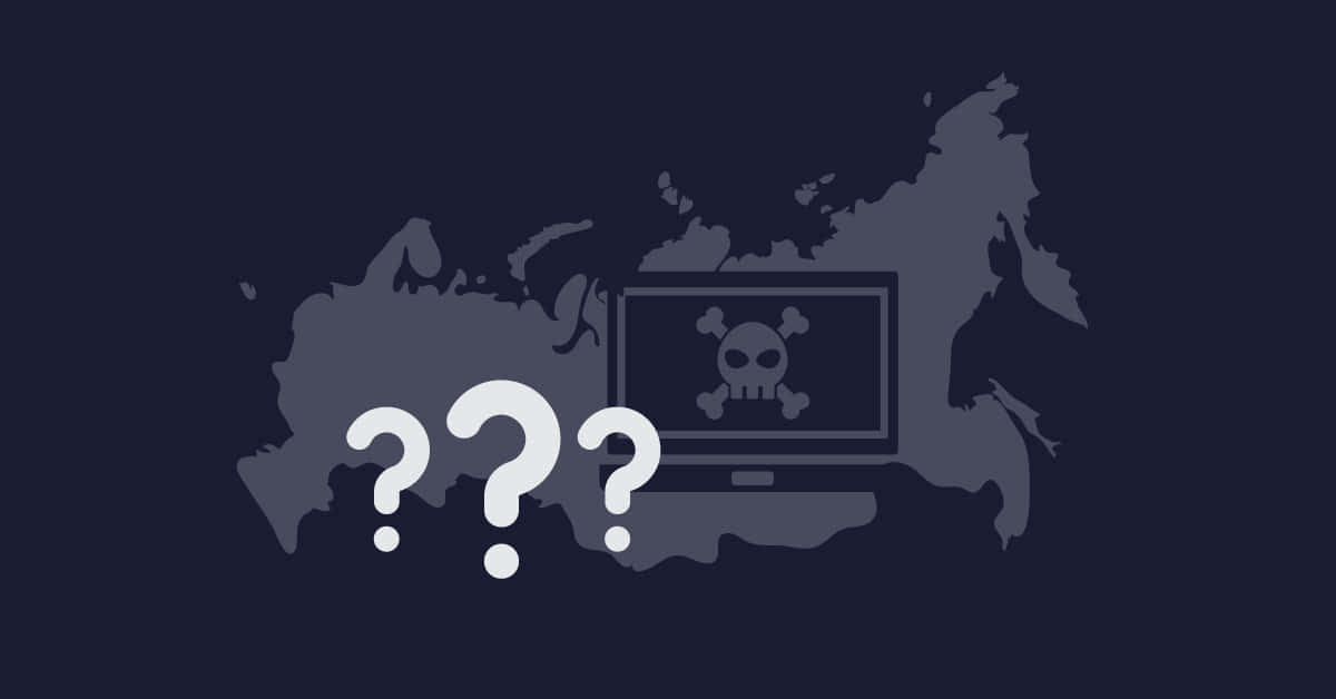 blue verify icon, dark map of Russia, laptop, SD Desktop Wallpaper