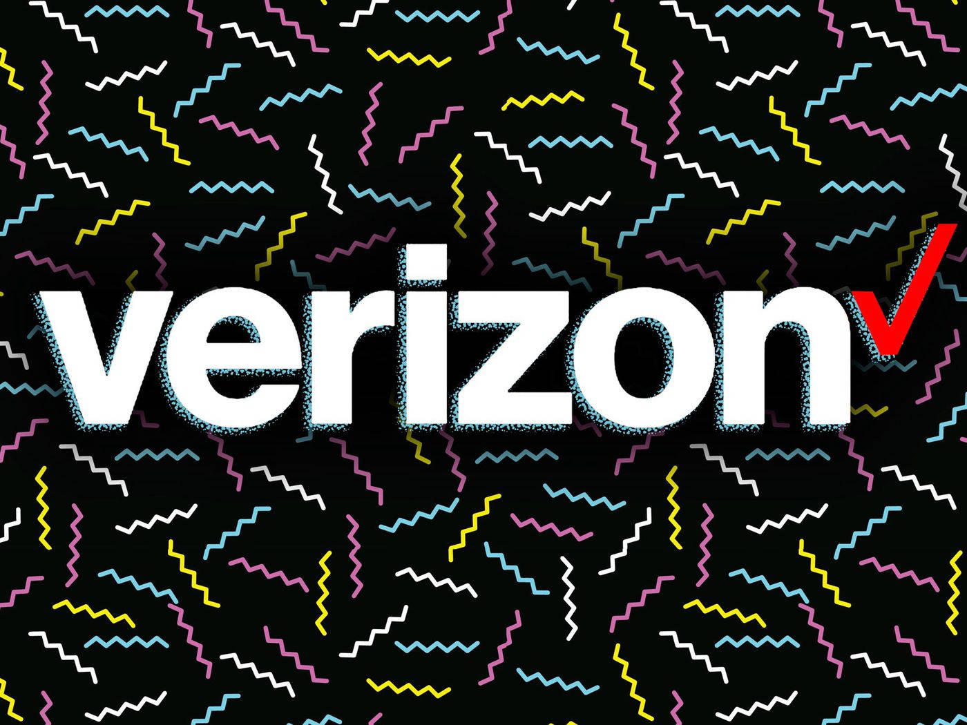 Verizon, white, red checkmark, HD Desktop Wallpaper