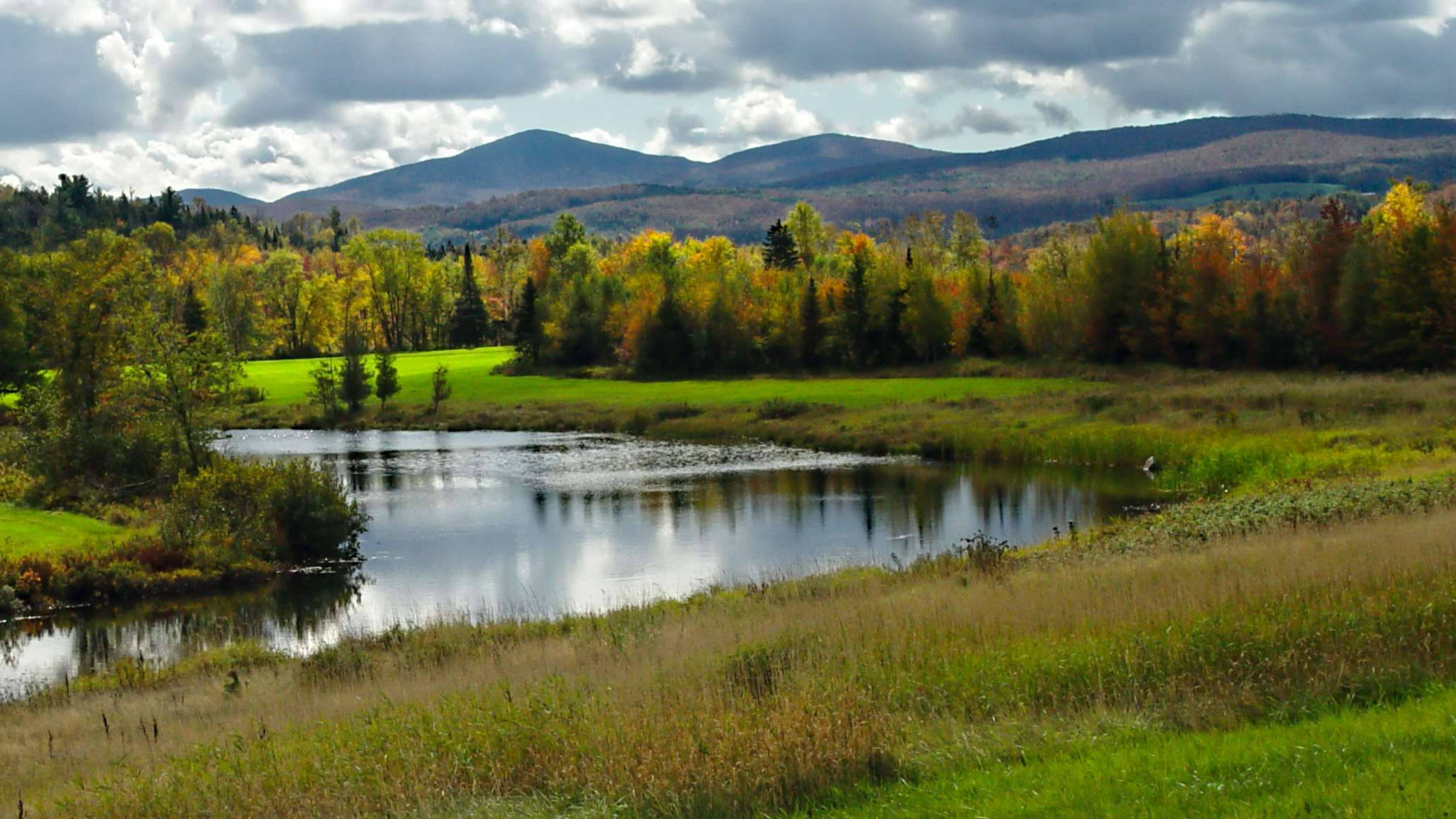 Vermont, lakes, mountains, 4K Desktop Wallpaper