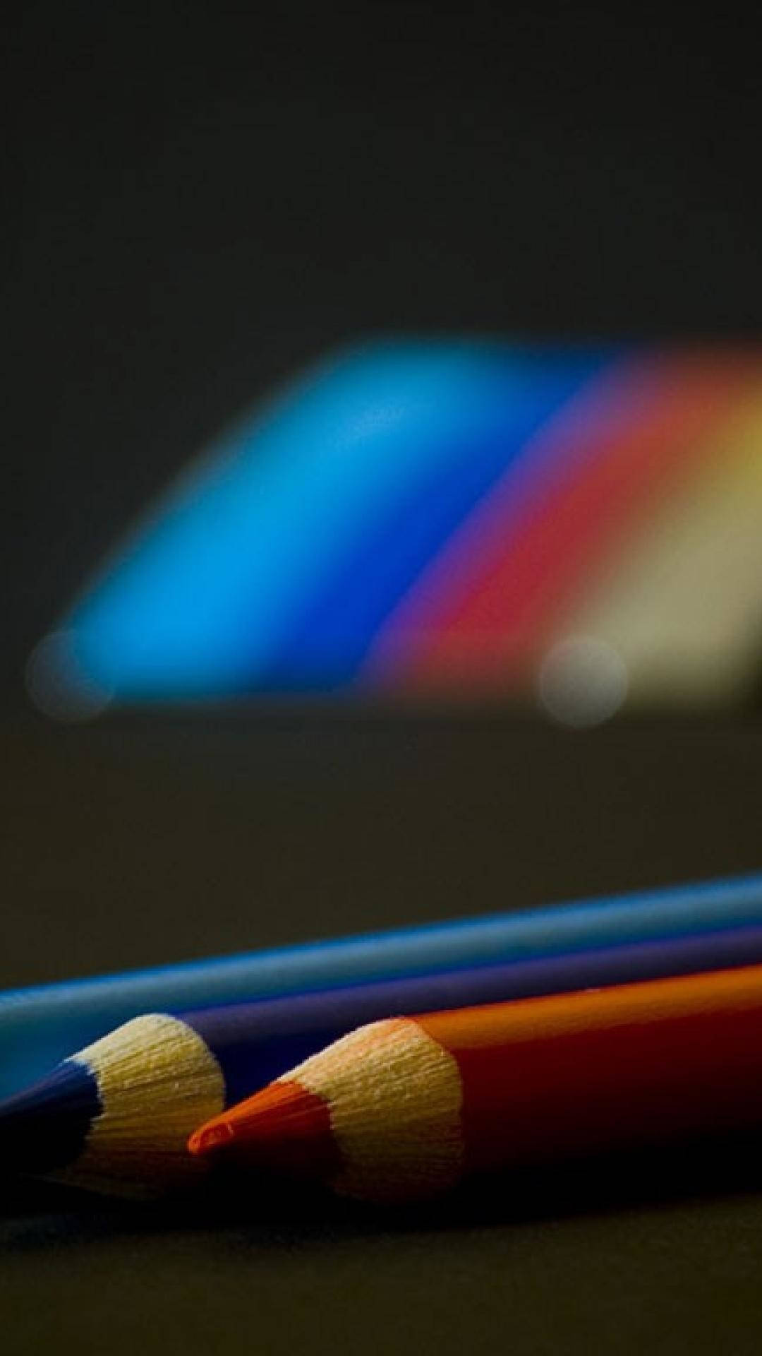 Versace Logo, rainbow gradient, colored pencils, Full HD Phone Wallpaper