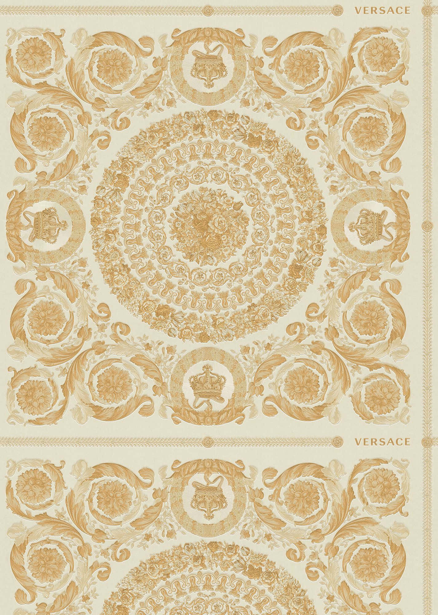 Versace, iPhone 14, gold, Full HD Phone Wallpaper