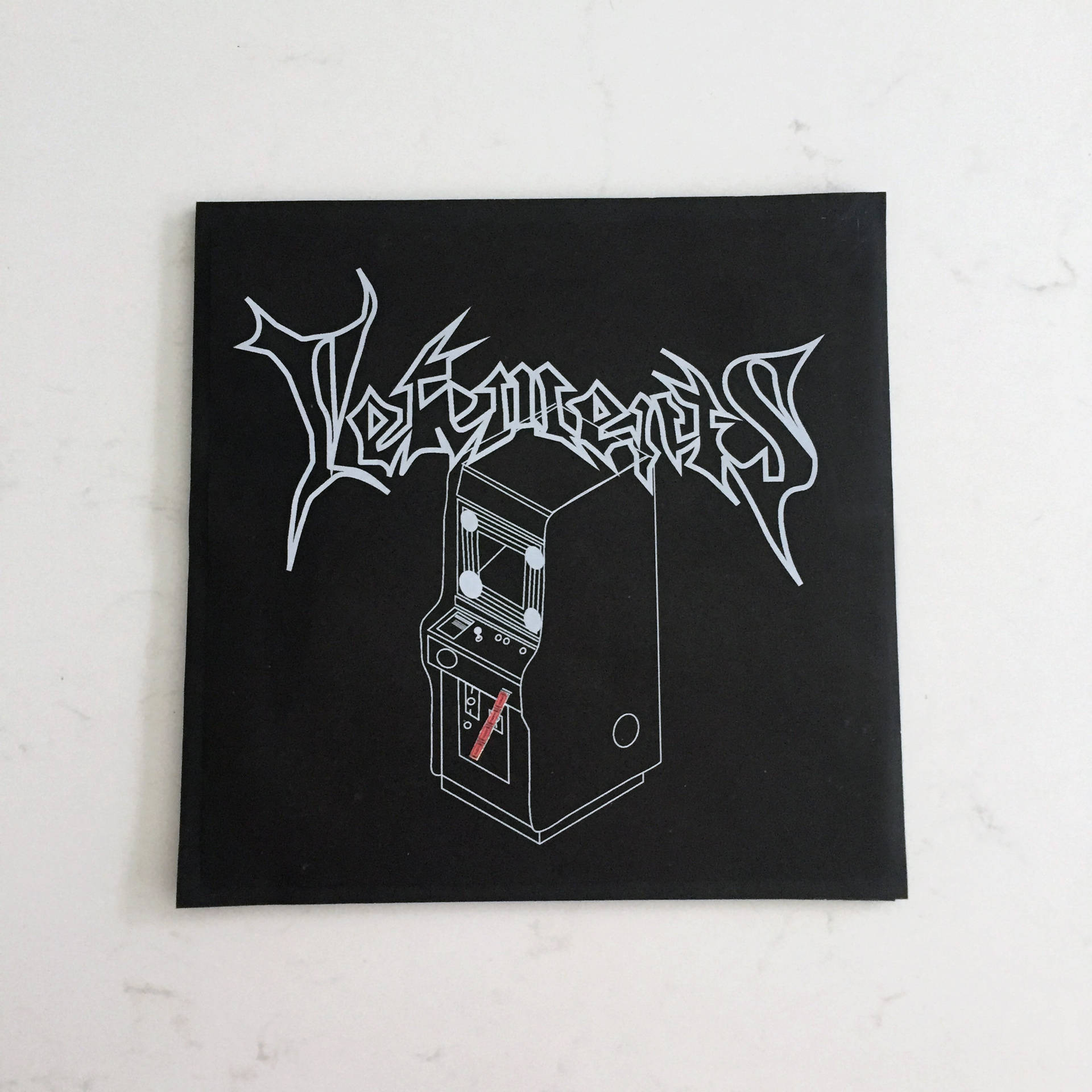 Vetements, arcade machine, black square sticker, Full HD Desktop Wallpaper