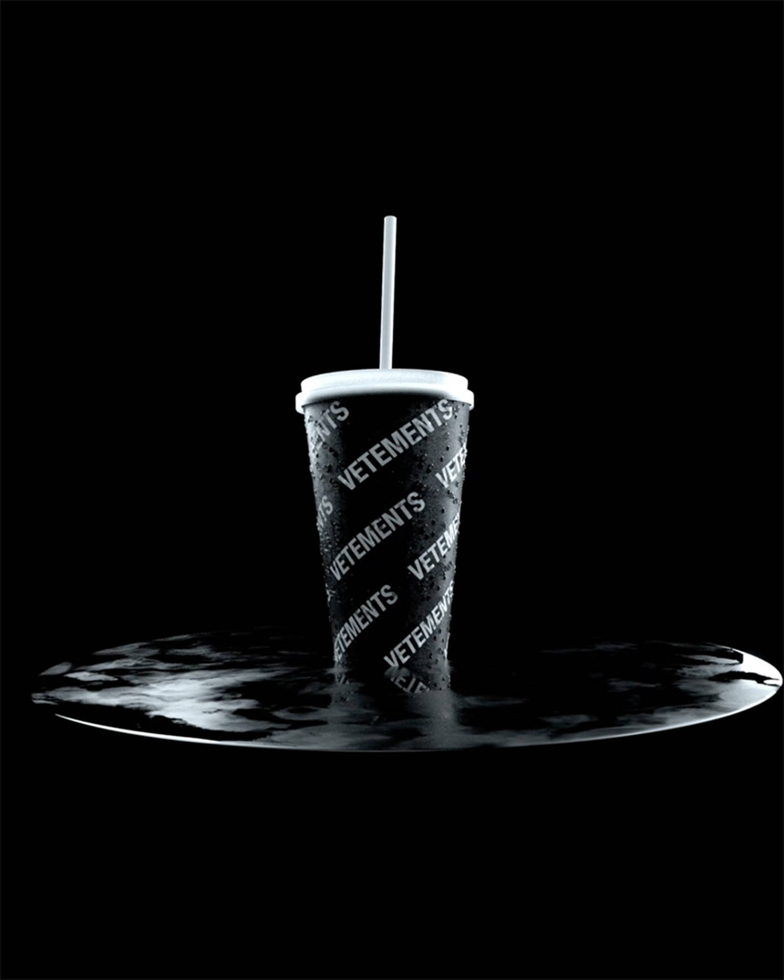 VETEMENTS, Soda Cup, black, Full HD Phone Wallpaper