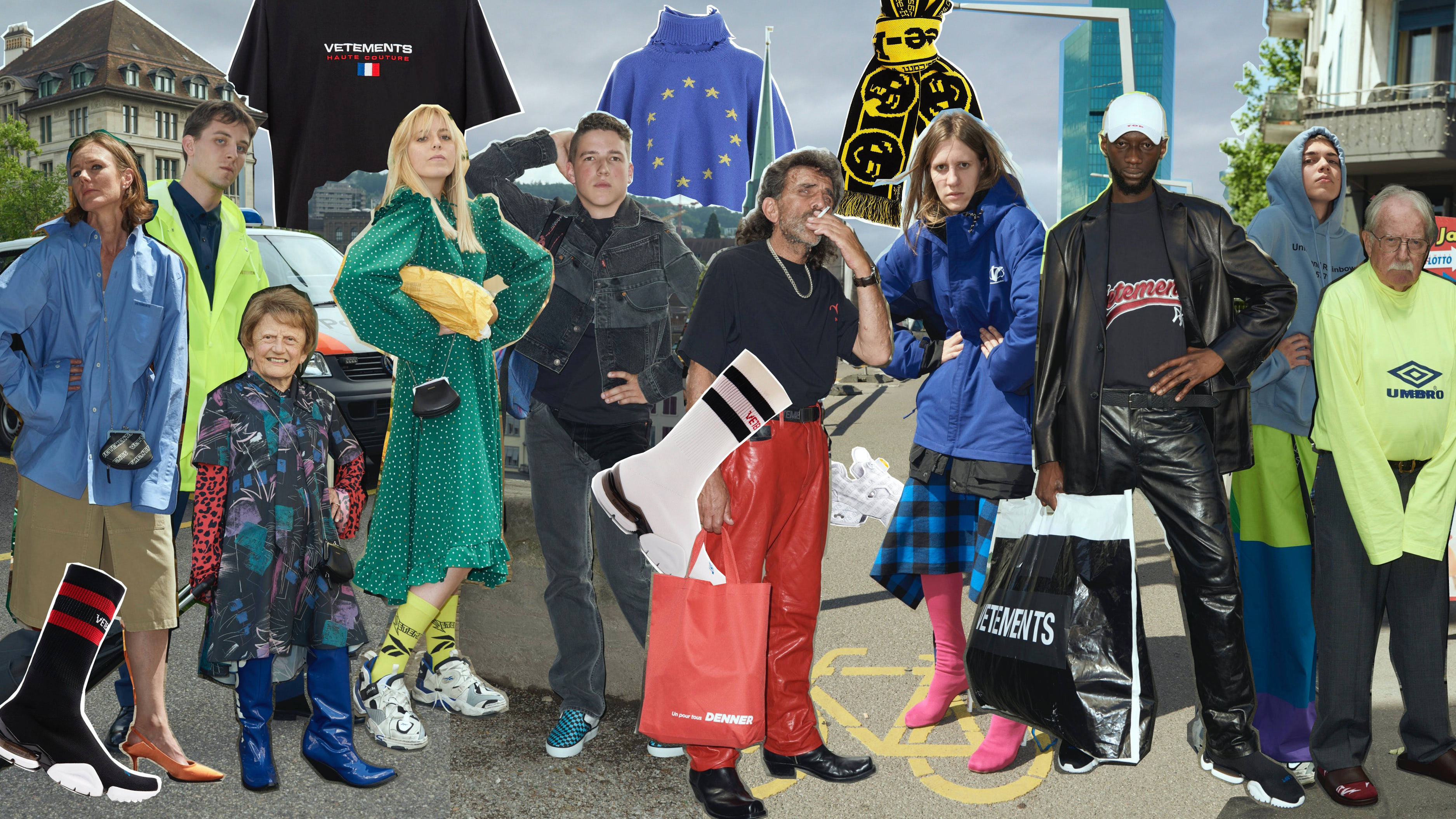Vetements, streetwear, city street, 2K Desktop Wallpaper