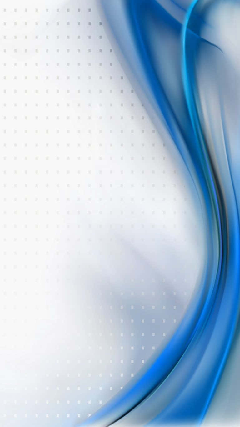 cool blue abstract iphone, fluid blue waves, dotted white background, HD Phone Wallpaper