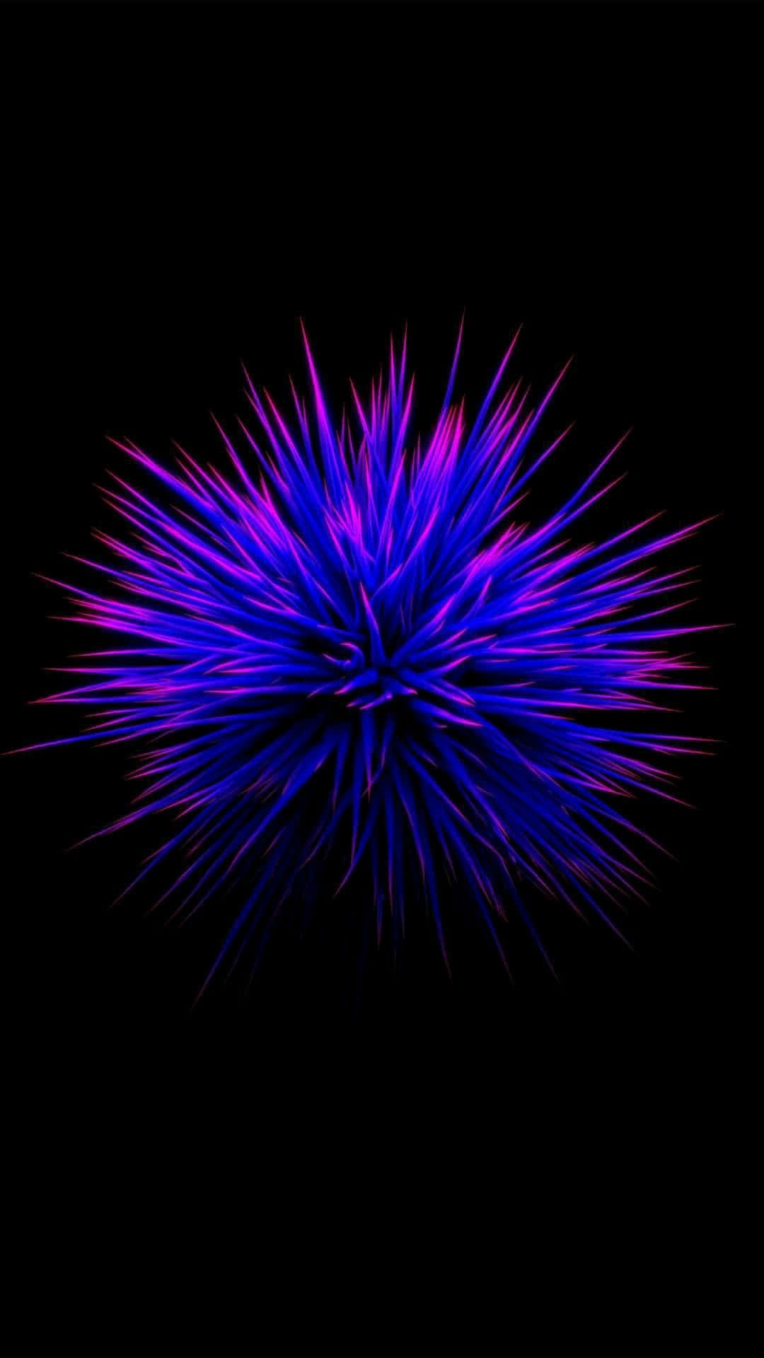 Vibrant Super Amoled, radiant blue, purple, Full HD Phone Wallpaper