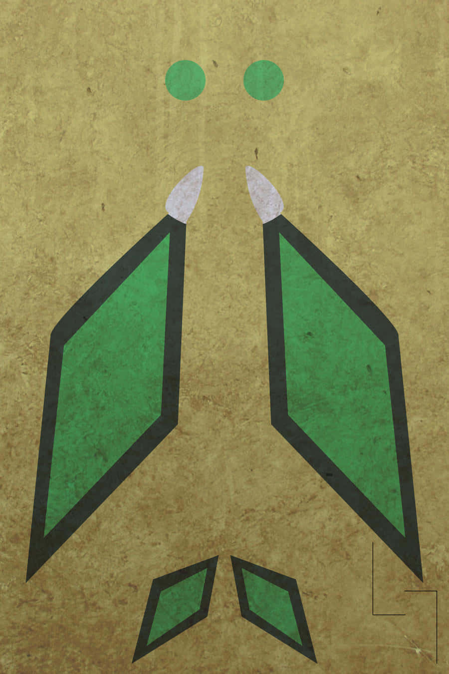 Vibrava, green diamond eyes, horns, HD Phone Wallpaper