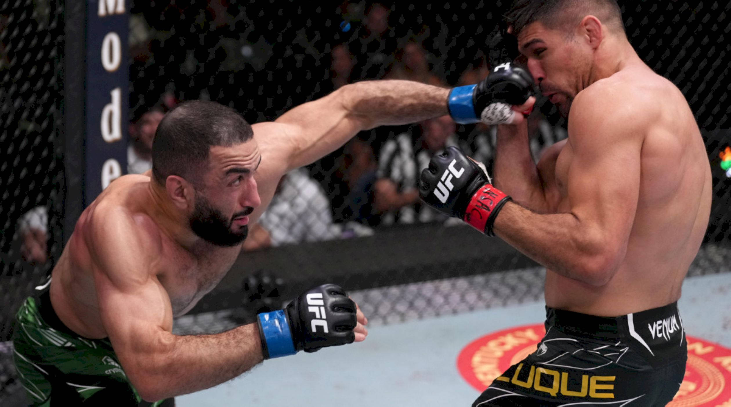 Vicente Luque, MMA fighters, cage match, Full HD Desktop Wallpaper