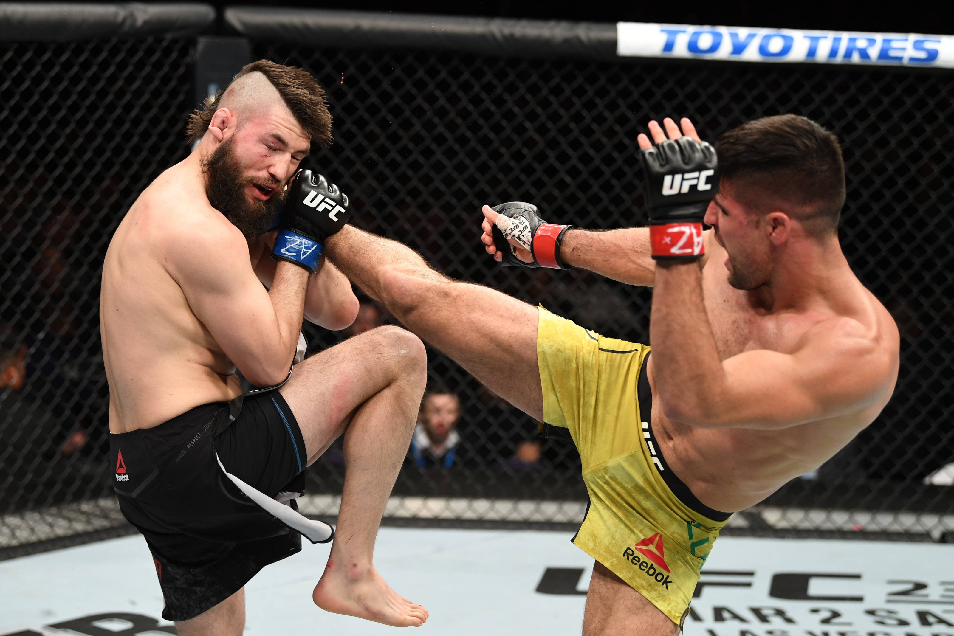 Vicente Luque, MMA fighters, cage match, 2K Desktop Wallpaper