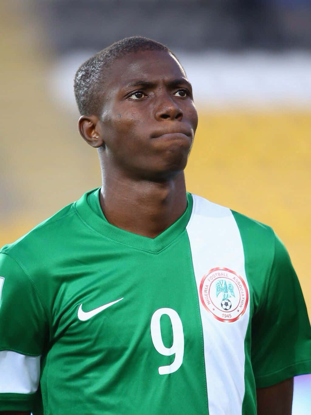 Victor Osimhen, green and white jersey, number nine, HD Phone Wallpaper