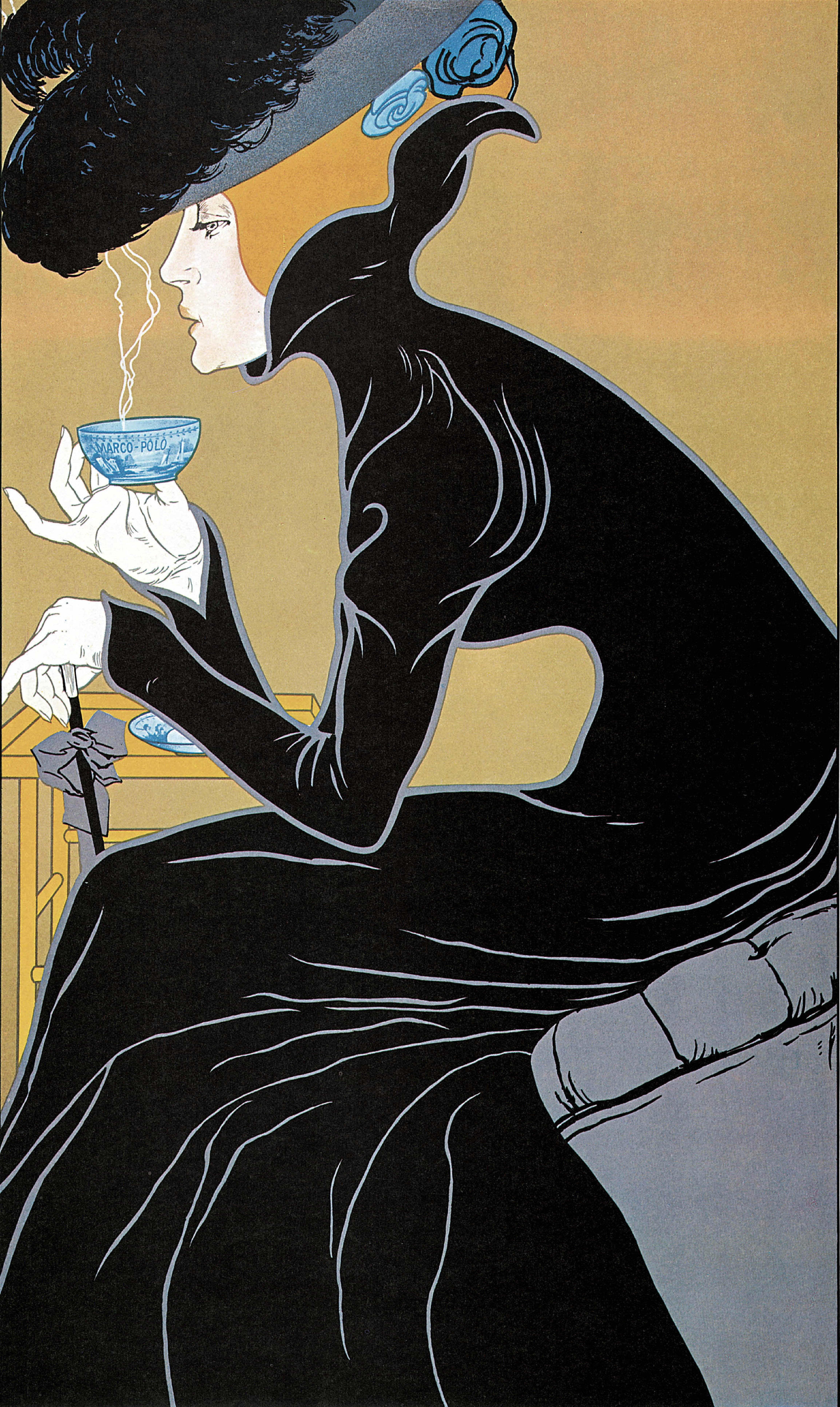 Victorian woman, black dress, hat, 8K Phone Wallpaper