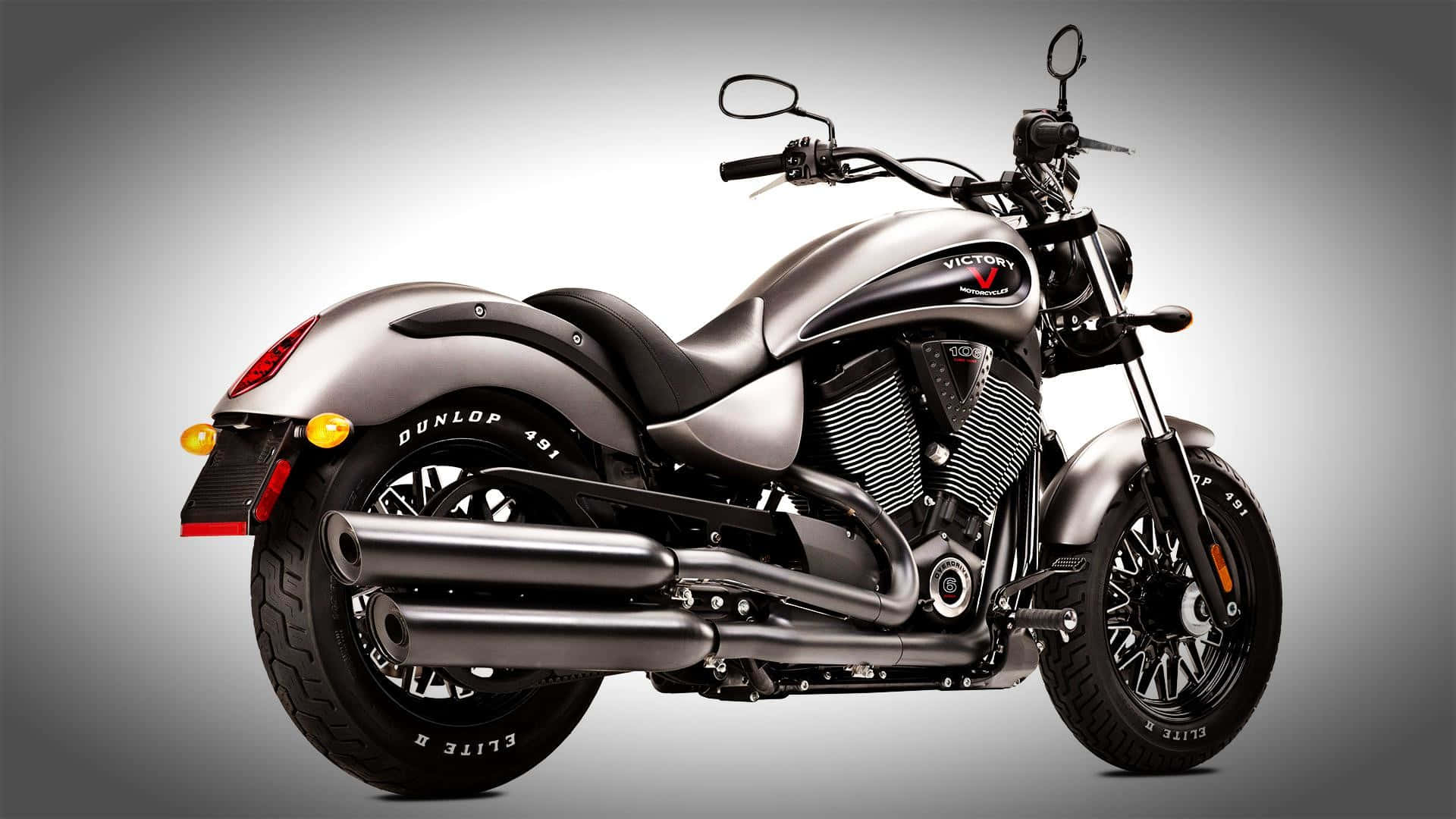 Victory Motorcycle, silver, chrome accents, Full HD Desktop Wallpaper