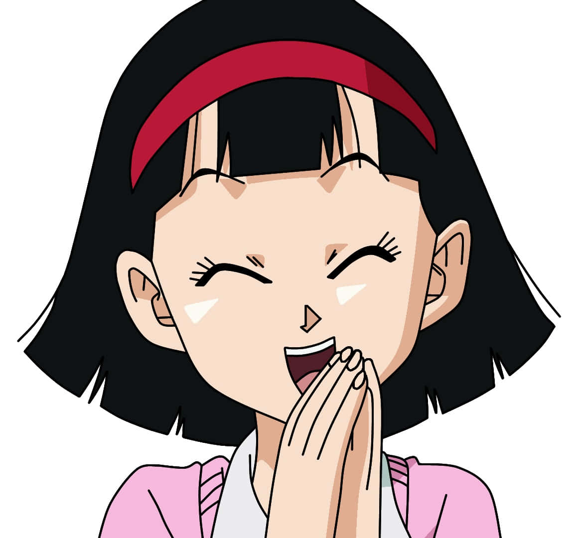 Videl, black hair, red headband, SD Desktop Wallpaper