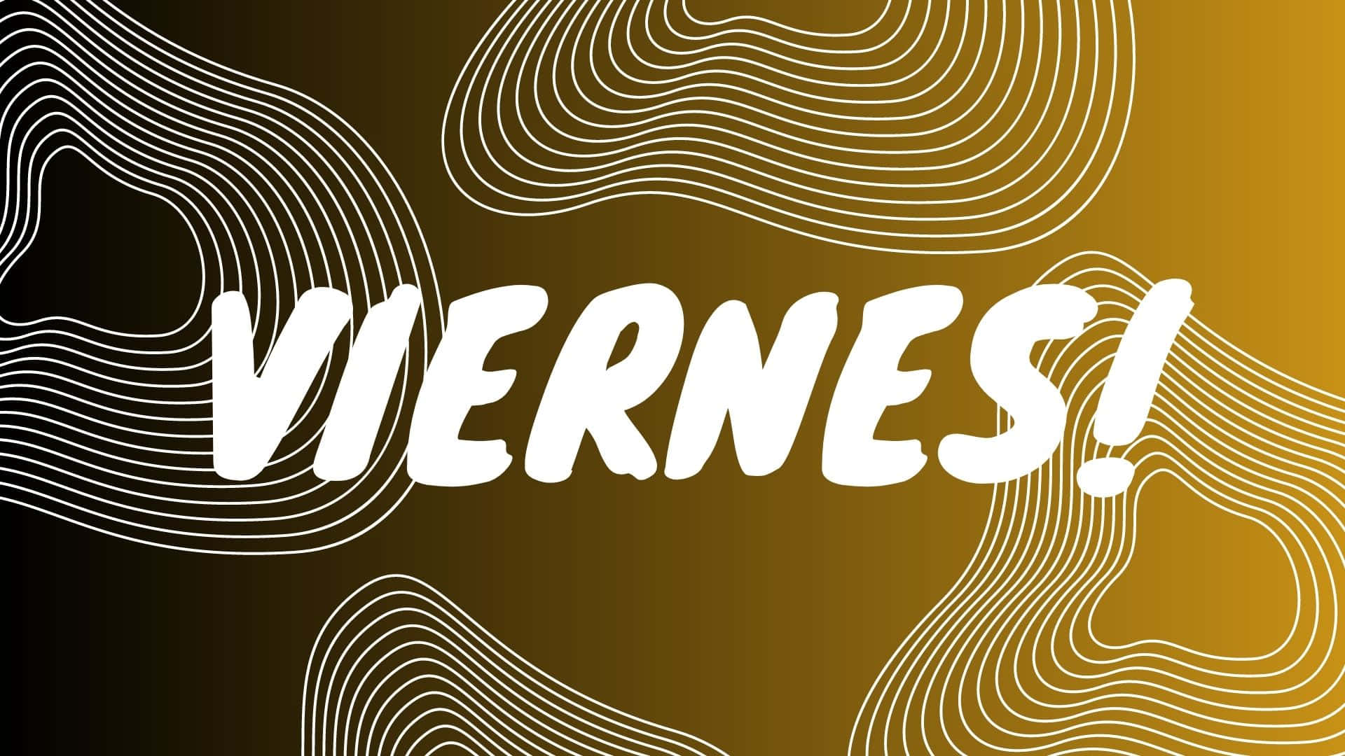 VIERNES!, gold, white, Full HD Desktop Wallpaper