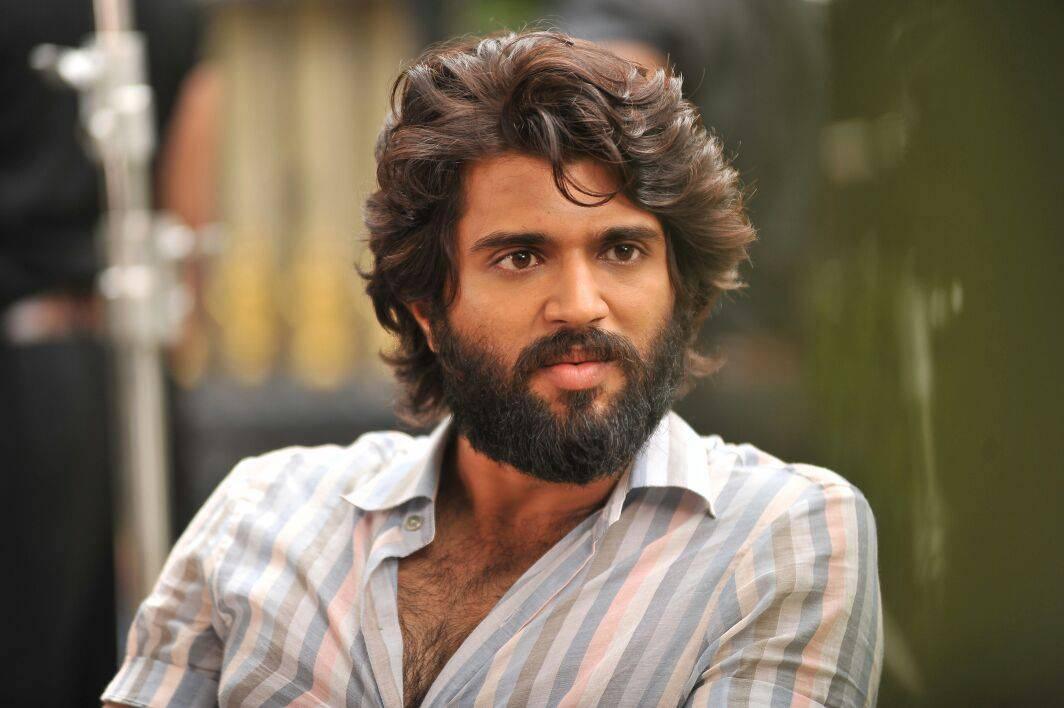Vijay Devarakonda, striped polo, 4K, SD Desktop Wallpaper