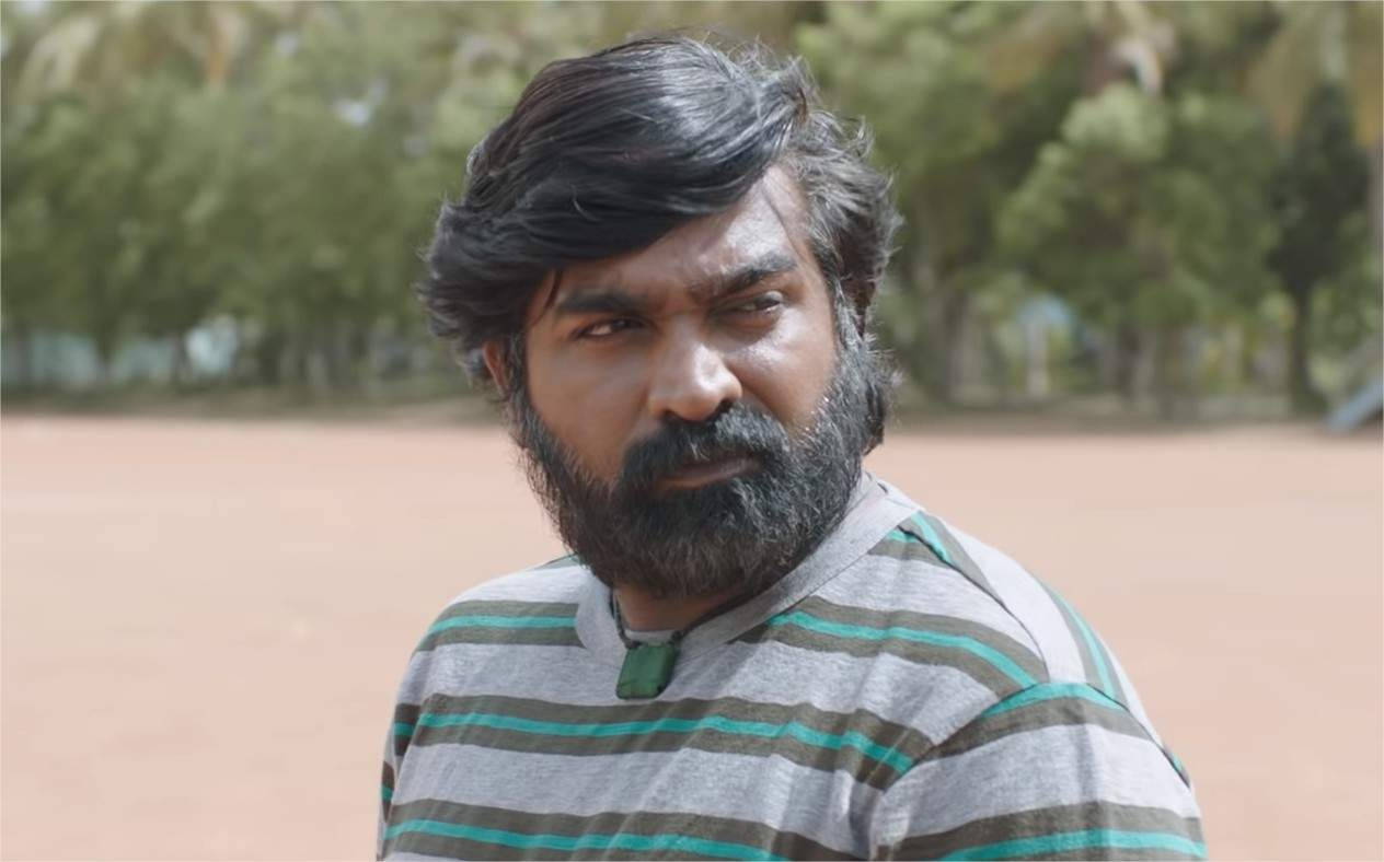 Vijay Sethupathi, striped shirt, full beard, SD Desktop Wallpaper