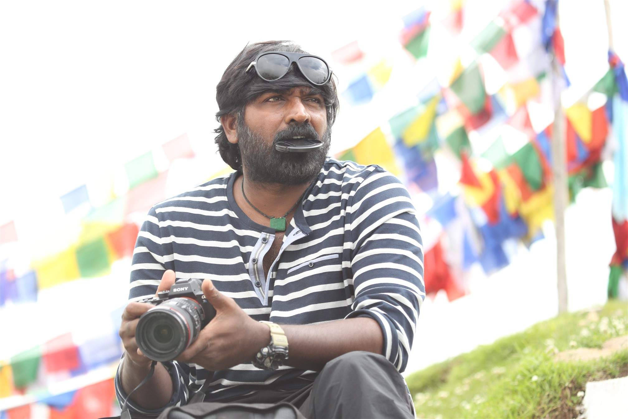 Vijay Sethupathi, camera lid, sunglasses, Full HD Desktop Wallpaper