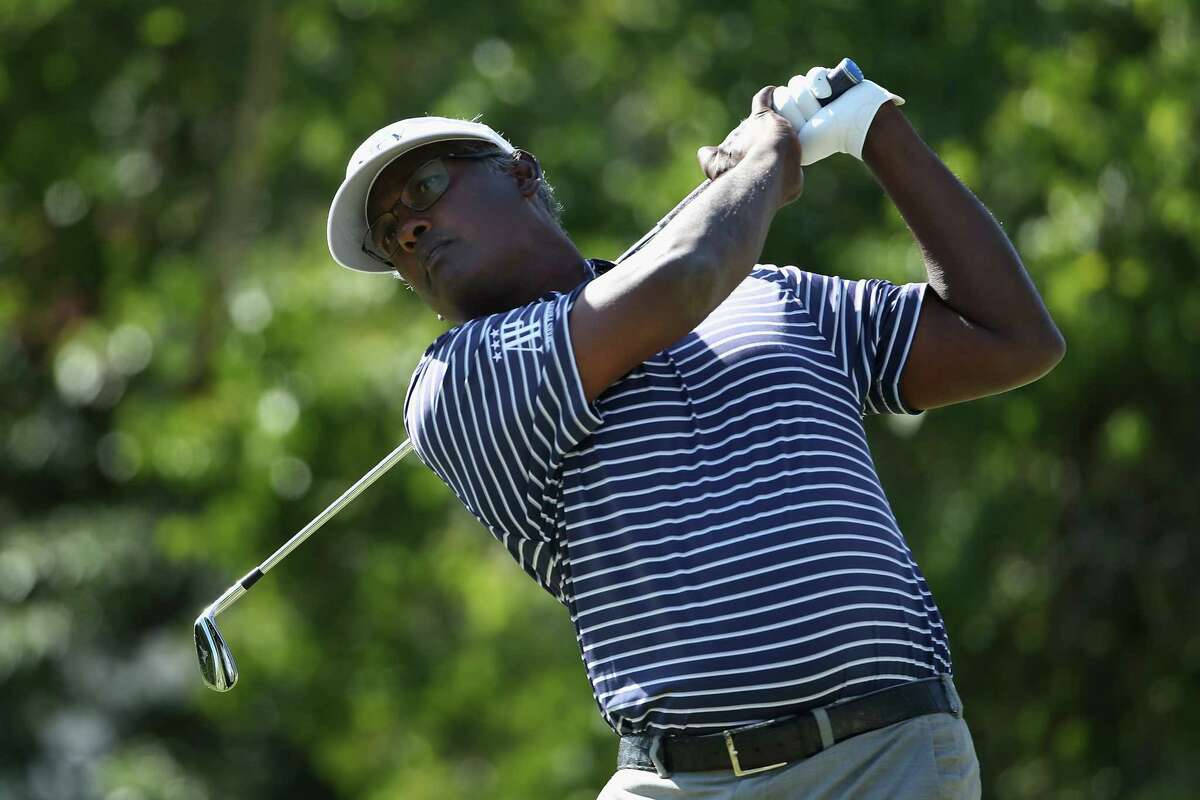 Vijay Singh, swing, golf club, SD Desktop Wallpaper