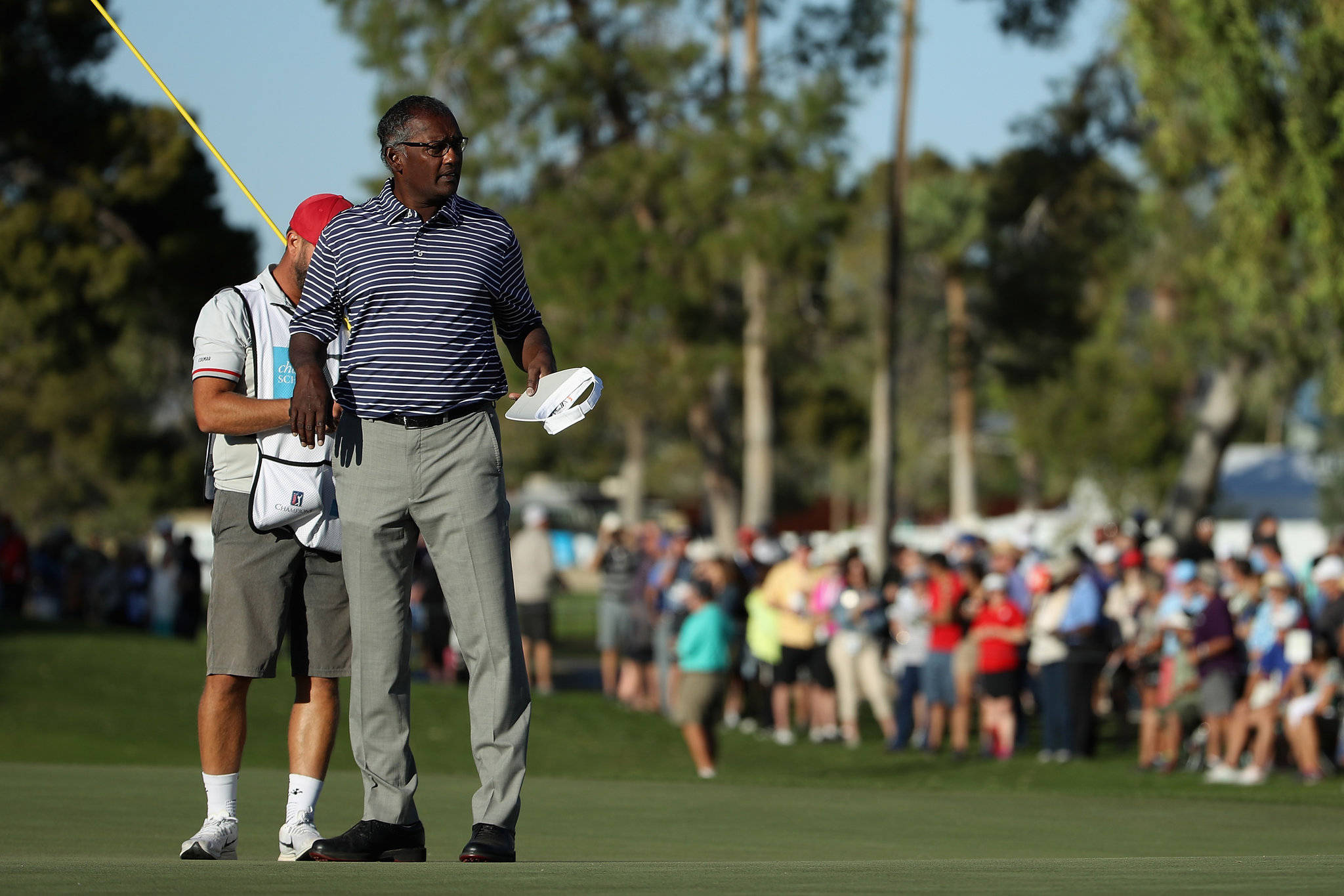 Vijay Singh, golf course, sunlit green, Full HD Desktop Wallpaper