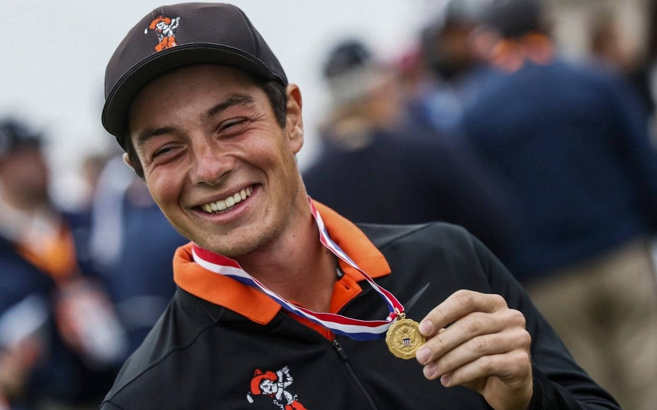 Viktor Hovland, gold medal, outdoor event, HD Desktop Wallpaper